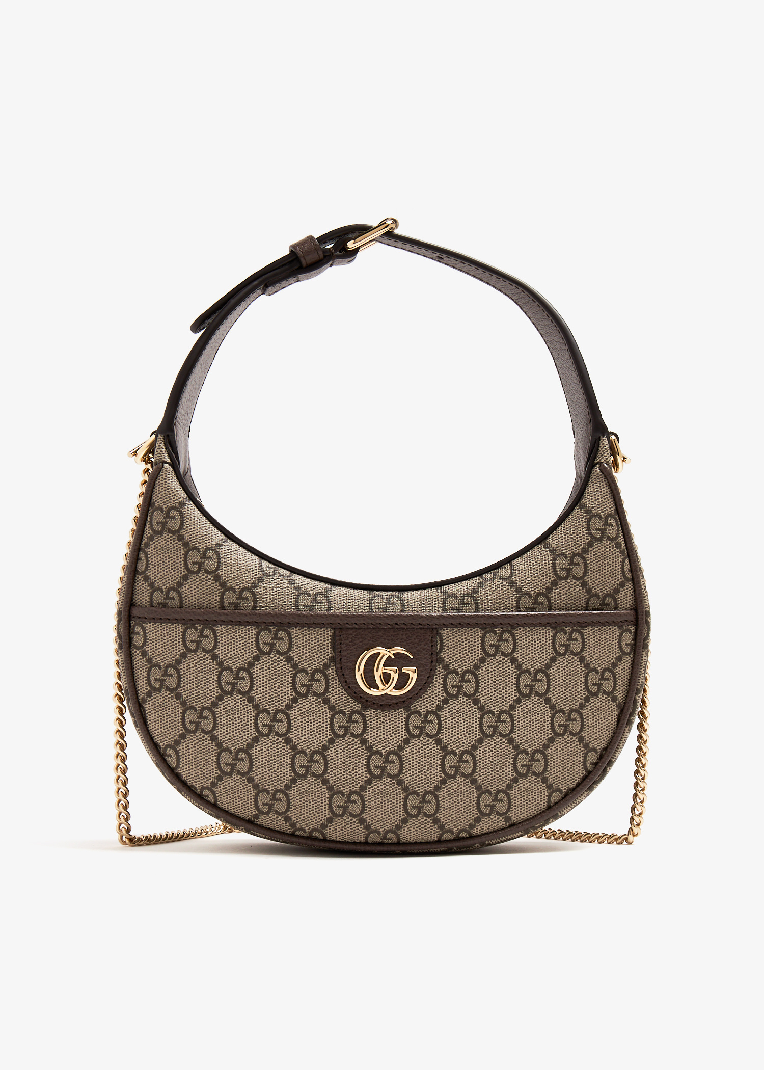 Gucci GG half-moon-shaped mini bag for Women - Beige in