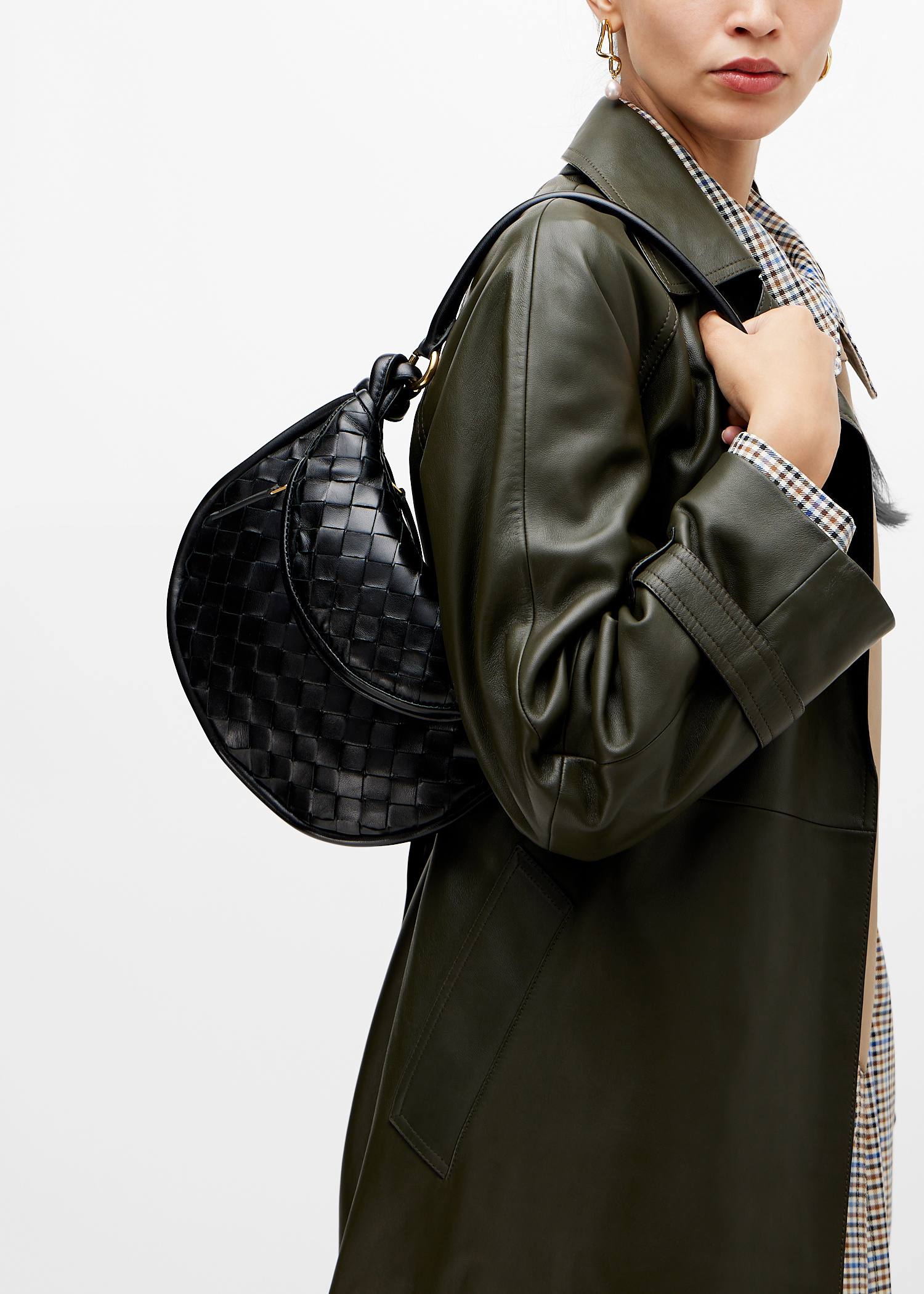 直営店☆BOTTEGA VENETA☆Large Gemelli レザーショルダーバッグ Bottega Veneta Gemelli Bag in Black – All About Eg