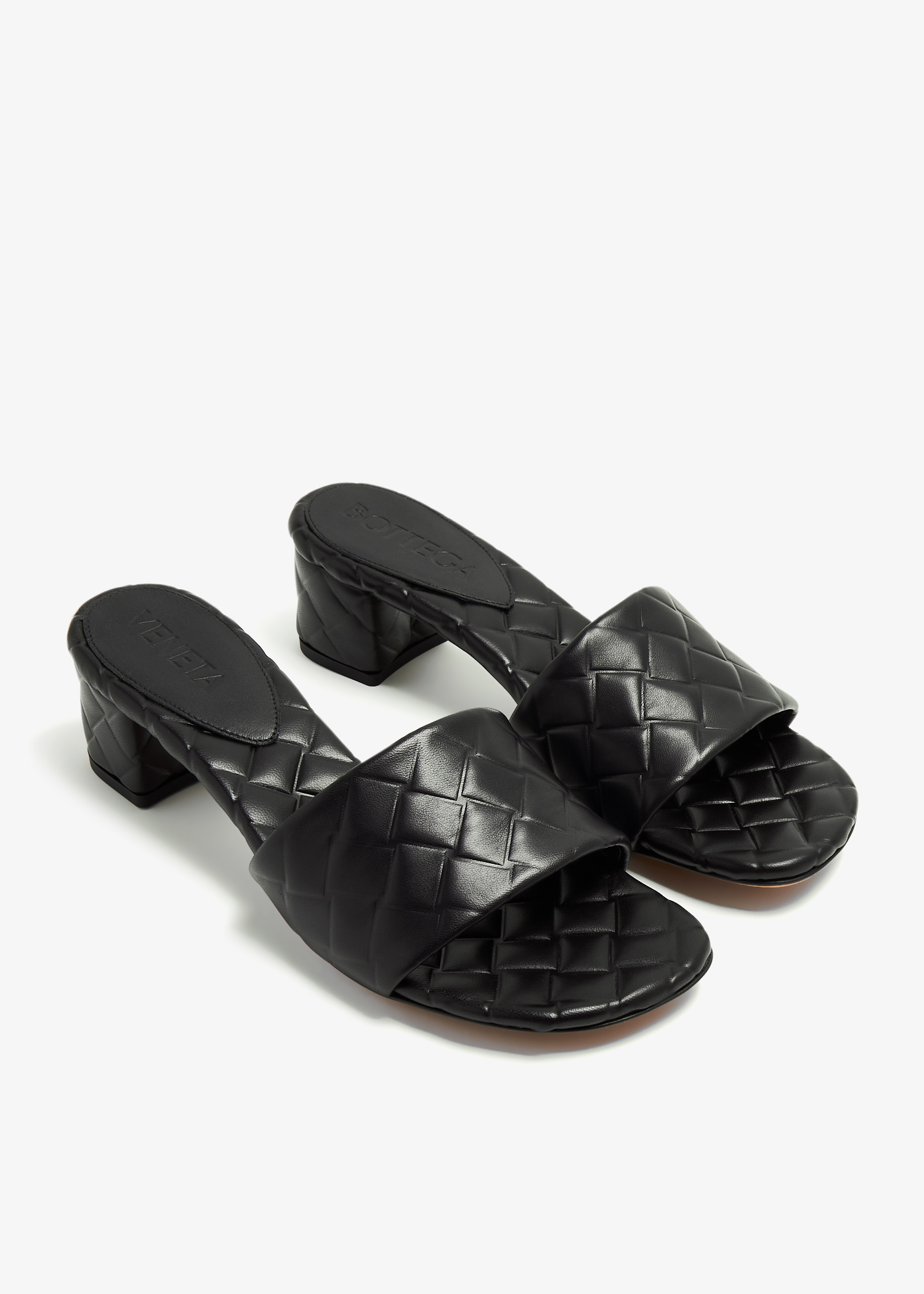 Bottega Veneta Amy mules for Women - Black in Qatar | Level