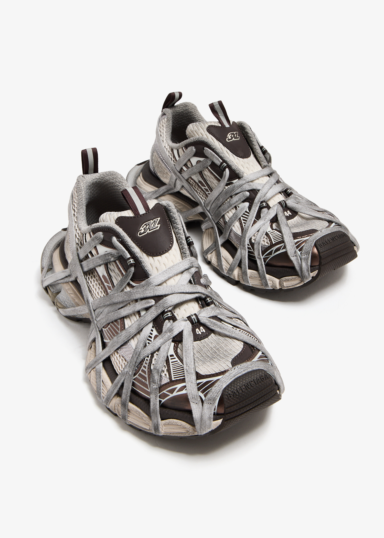 Balenciaga 3XL Extreme lace sneakers for Men - Grey in Qatar