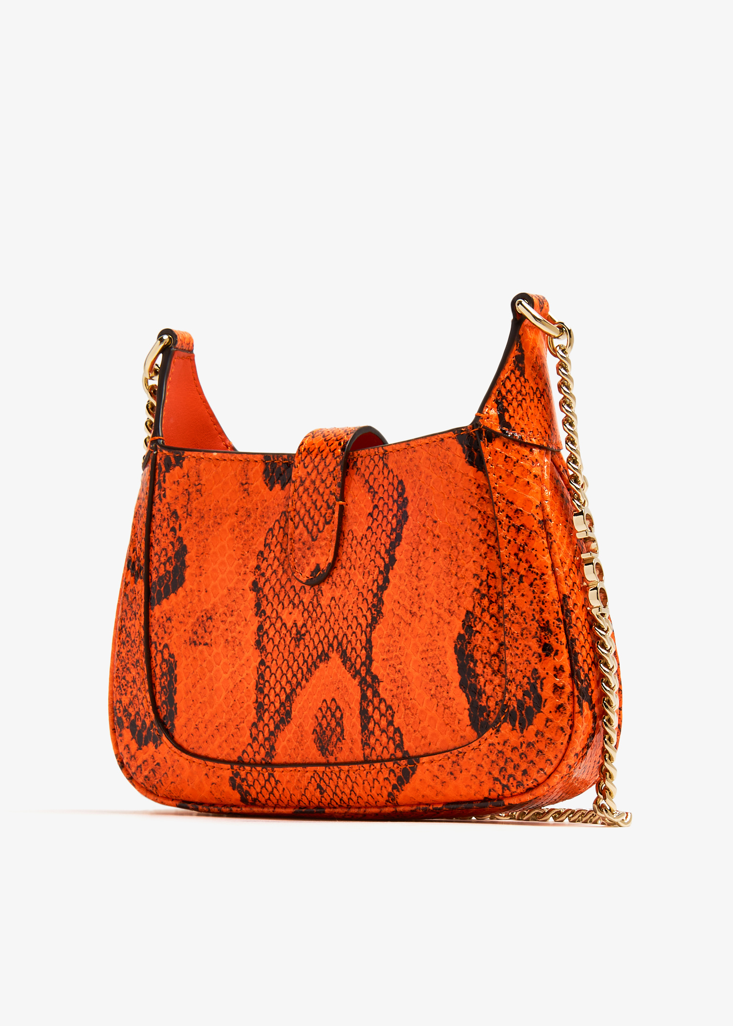 Gucci Jackie Notte python mini bag for Women - Orange in UAE