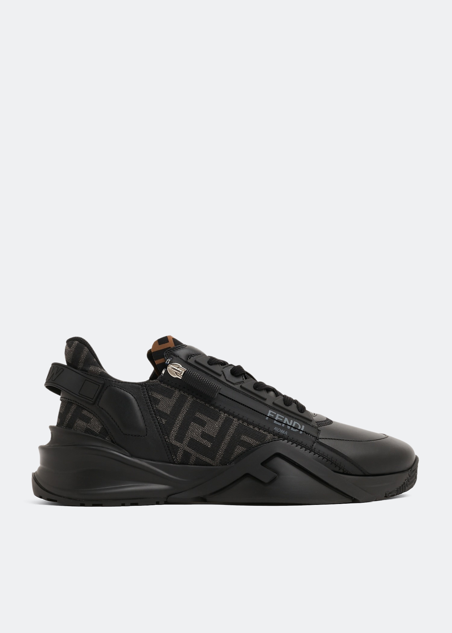 FENDI Flow sneakers for Men - Black in Qatar | Level Shoes