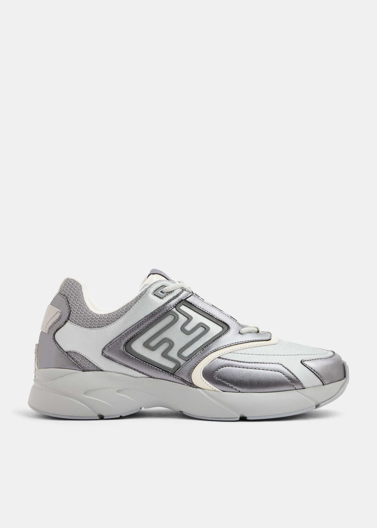 FENDI|SNEAKERS (7E1555 AKX4 F1ICJ) FENDI Faster sneakers for Men - Grey in Oman | Level Shoes