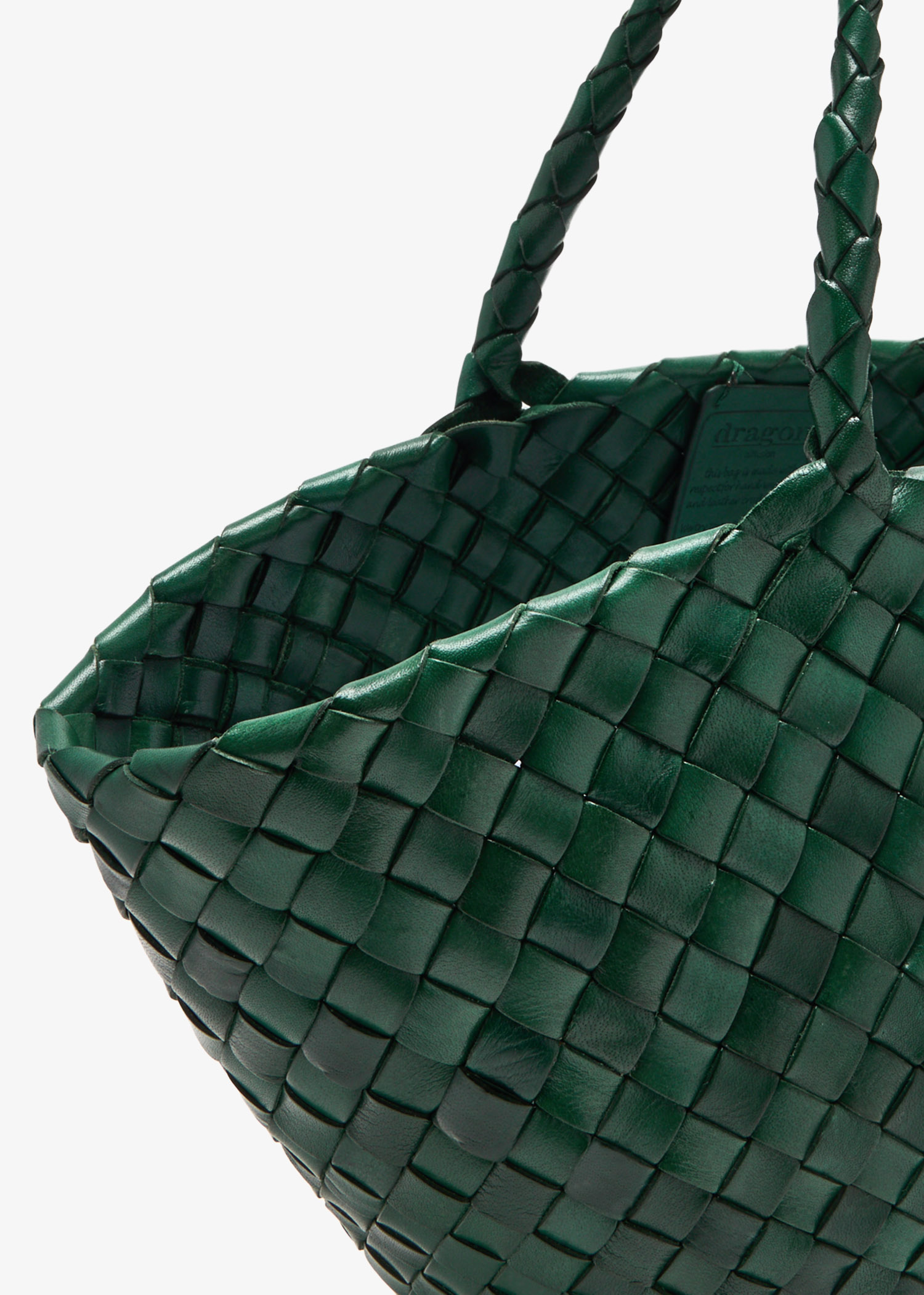 Dragon Diffusion Egola basket bag for Women - Green in UAE