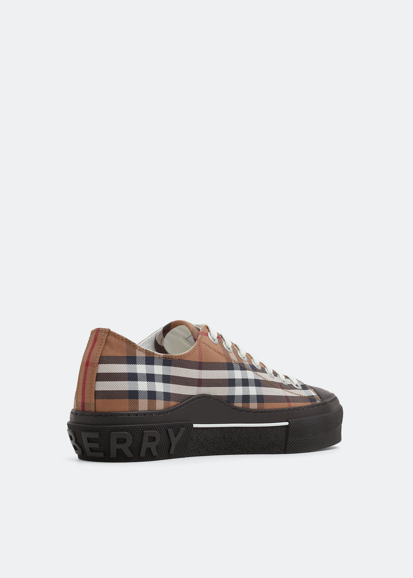手数料安い Burberry Jack checked sneakers for Men - Brown in UAE その他