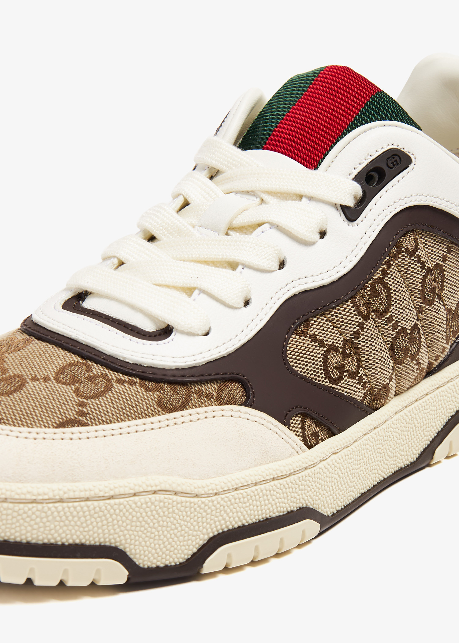 Gucci Re-Web sneakers for Women - Beige in Qatar | Level Shoes