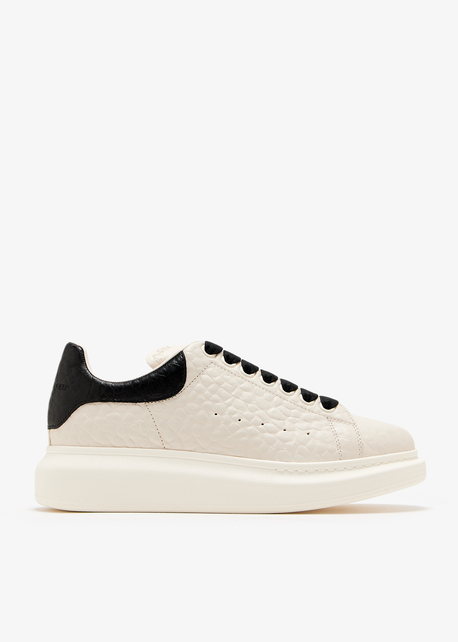 スニーカー ALEXANDER MCQUEEN Men Sneakers 807881WHADP9062 OFF WHITE BLA Alexander McQueen Oversized Off White Black Men's