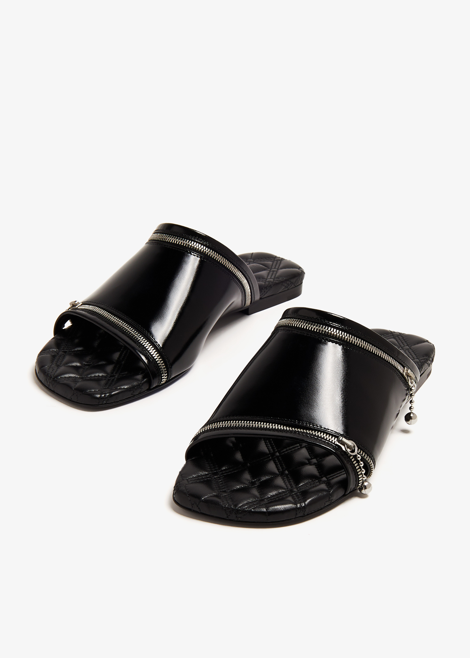 Burberry Peep sandals for Women - Black in UAE | Level Shoes