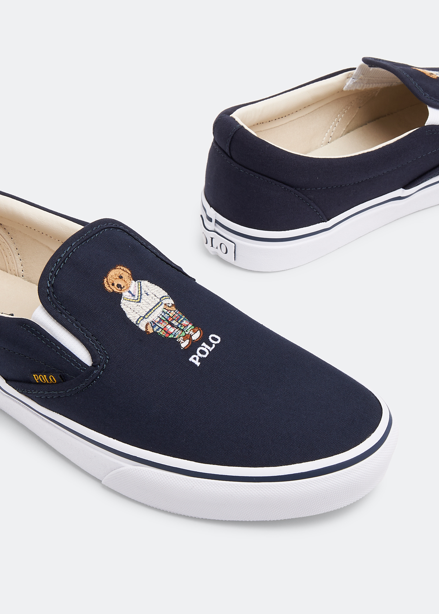 無料発送 Lauren Ralph Polo Keaton Men for sneakers slip-on Bear シャツ/ブラウス(長袖/七分)