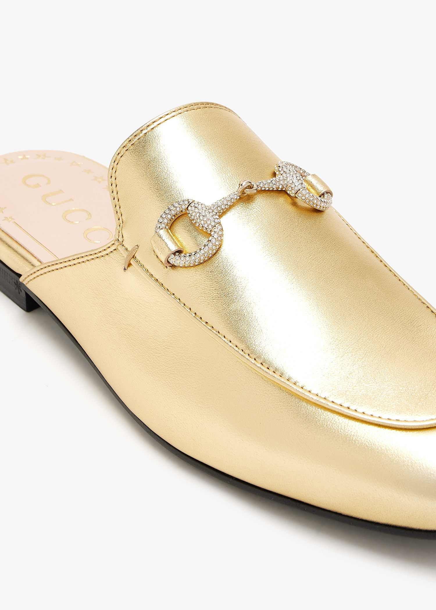 QA ®غوتشي |‎Women's Princetown slipper in ivory GG mesh with