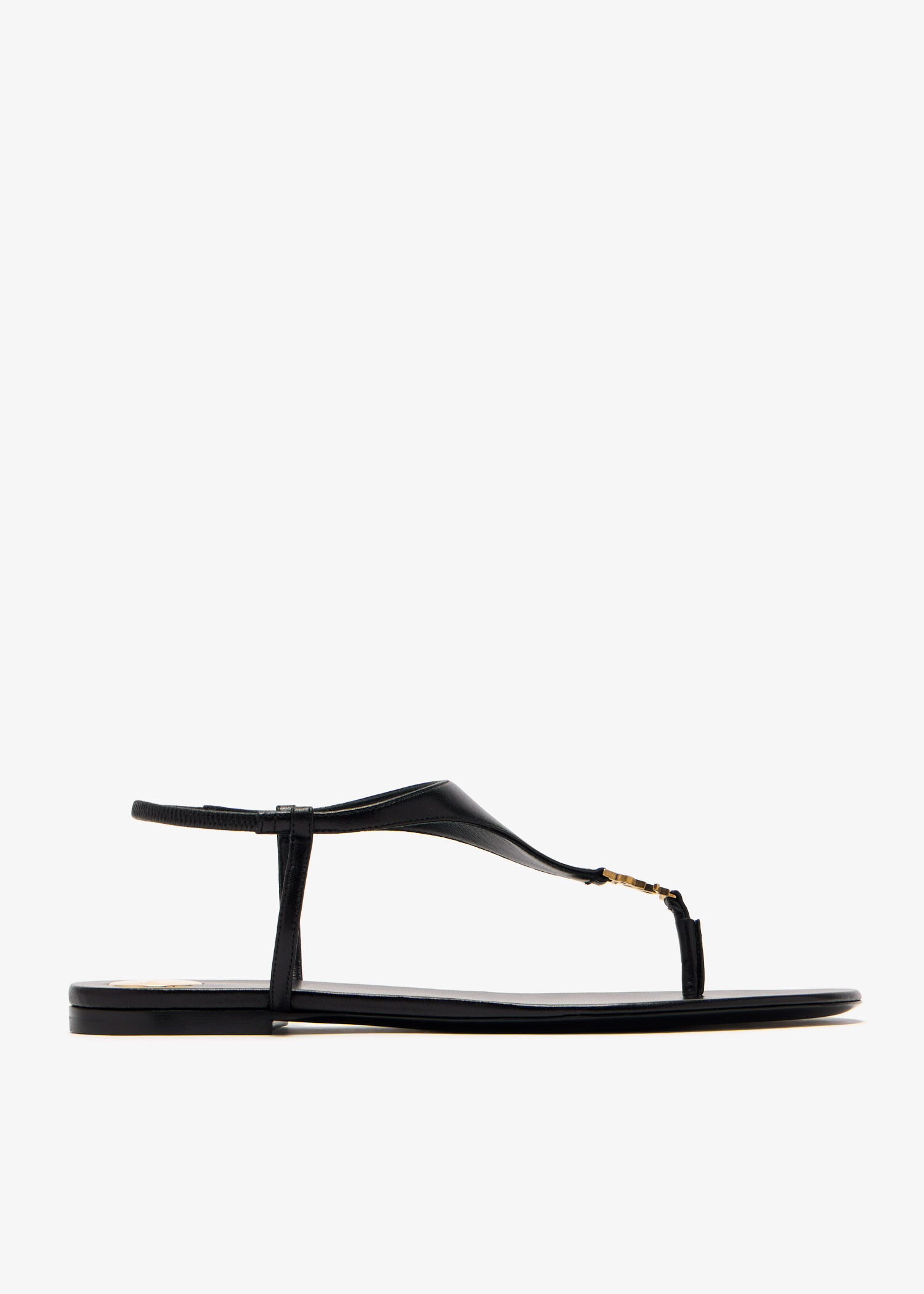 VIP価格SALE★Saint Laurent★New Cassandra サンダル SAINT LAURENT Cassandra logo-embellished patent-leather