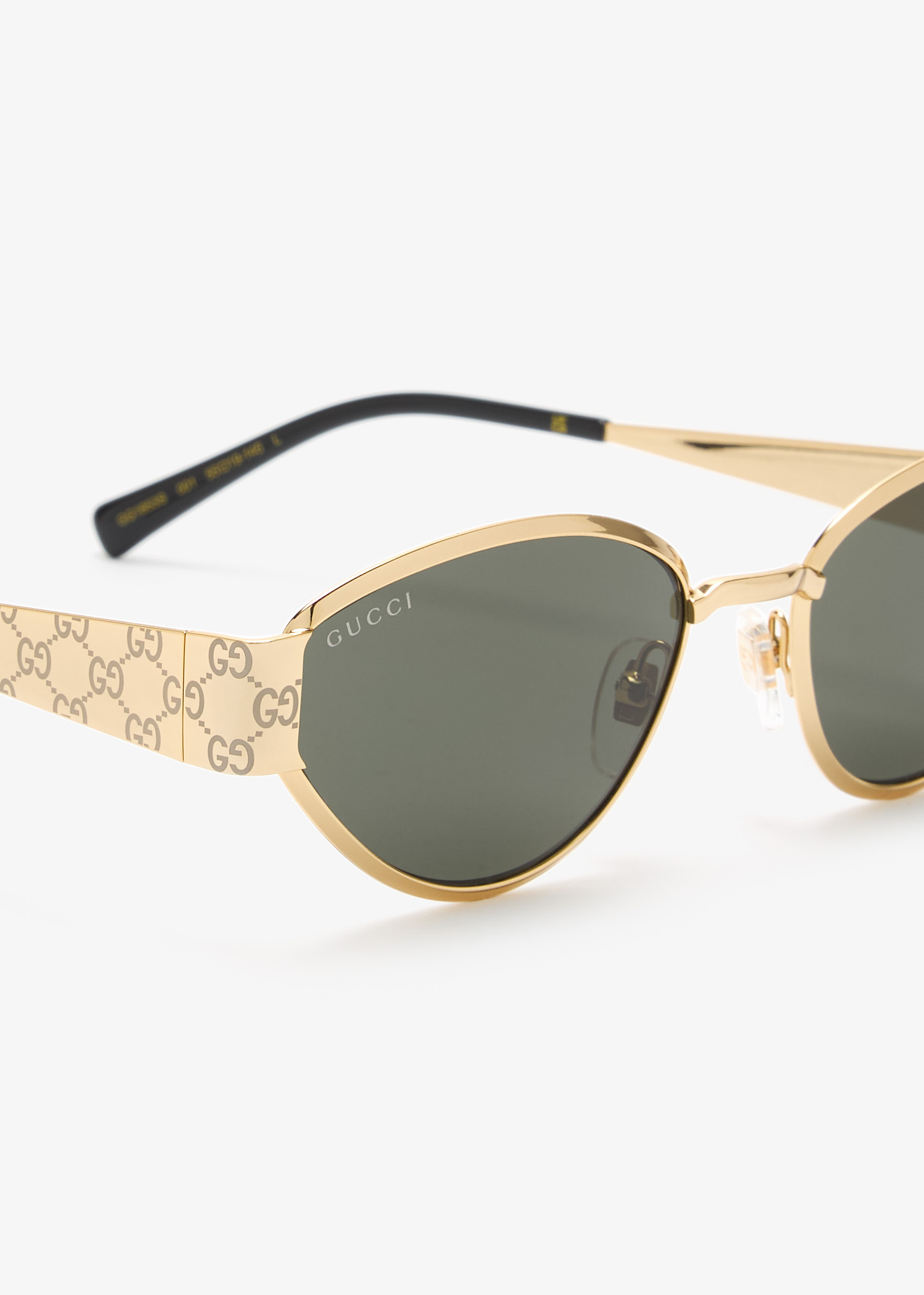Gucci Geometrical frame sunglasses for Women - Gold in UAE