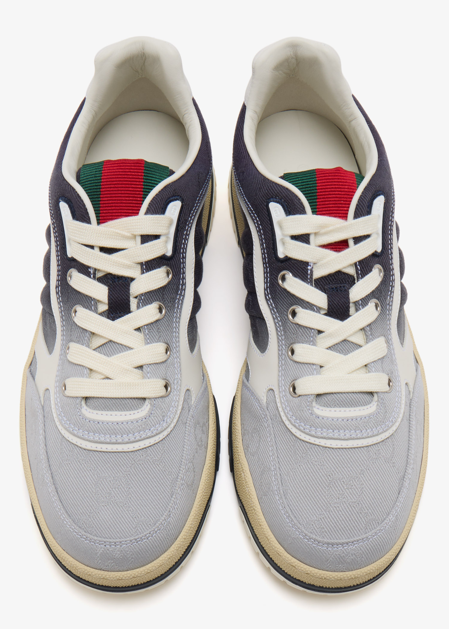 Gucci Re-Web sneakers for Men - Grey in Qatar | Level Shoes