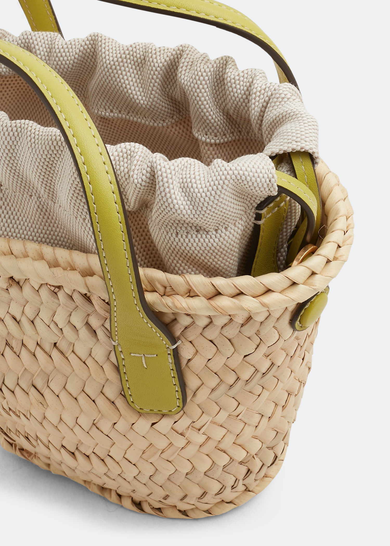 Tory Burch Ella Straw mini tote bag for Women - Multicolored