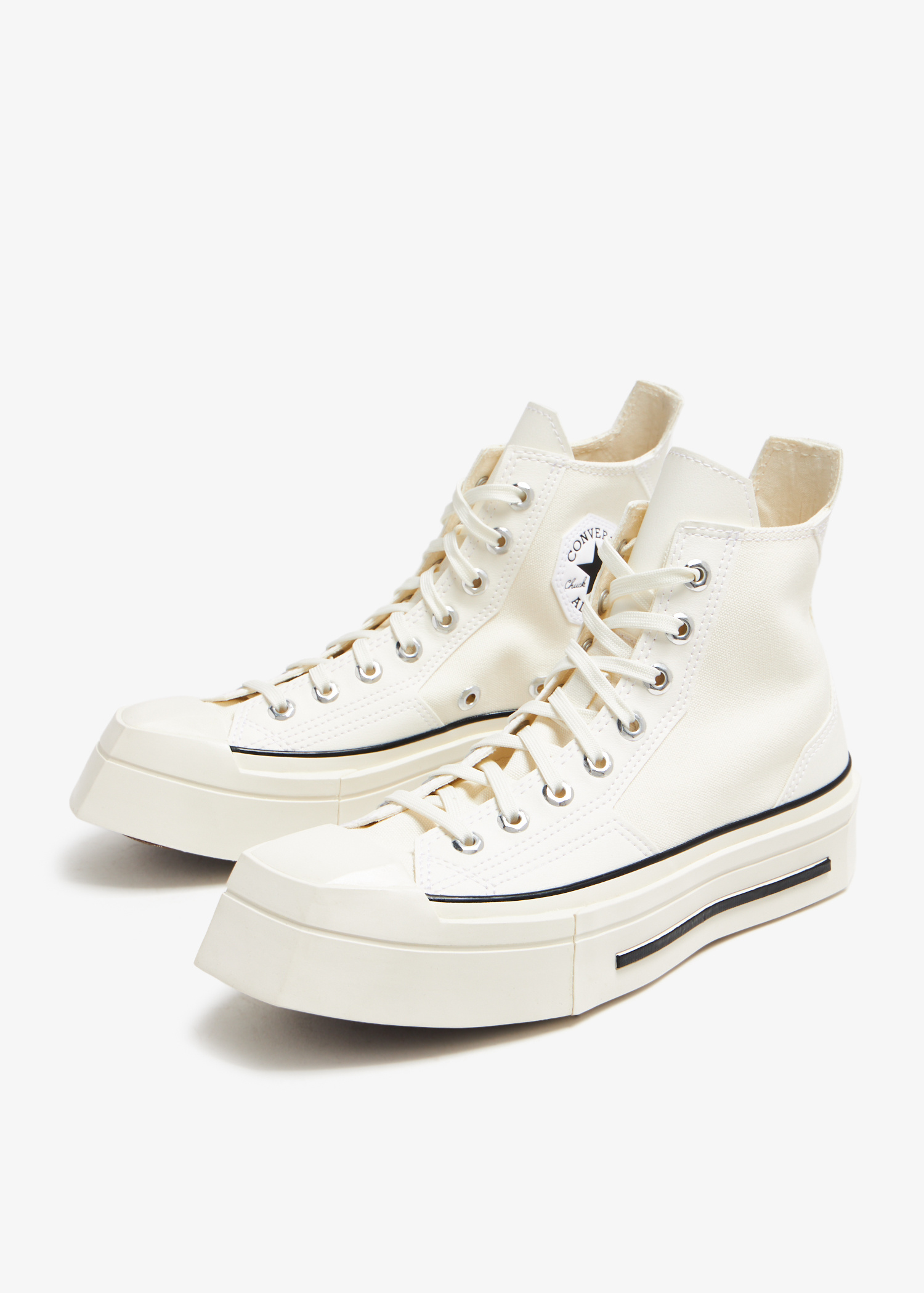 注目ブランド Converse Chuck 70 De Luxe Squared sneakers for Women - White カードサプライ/アクセサリ