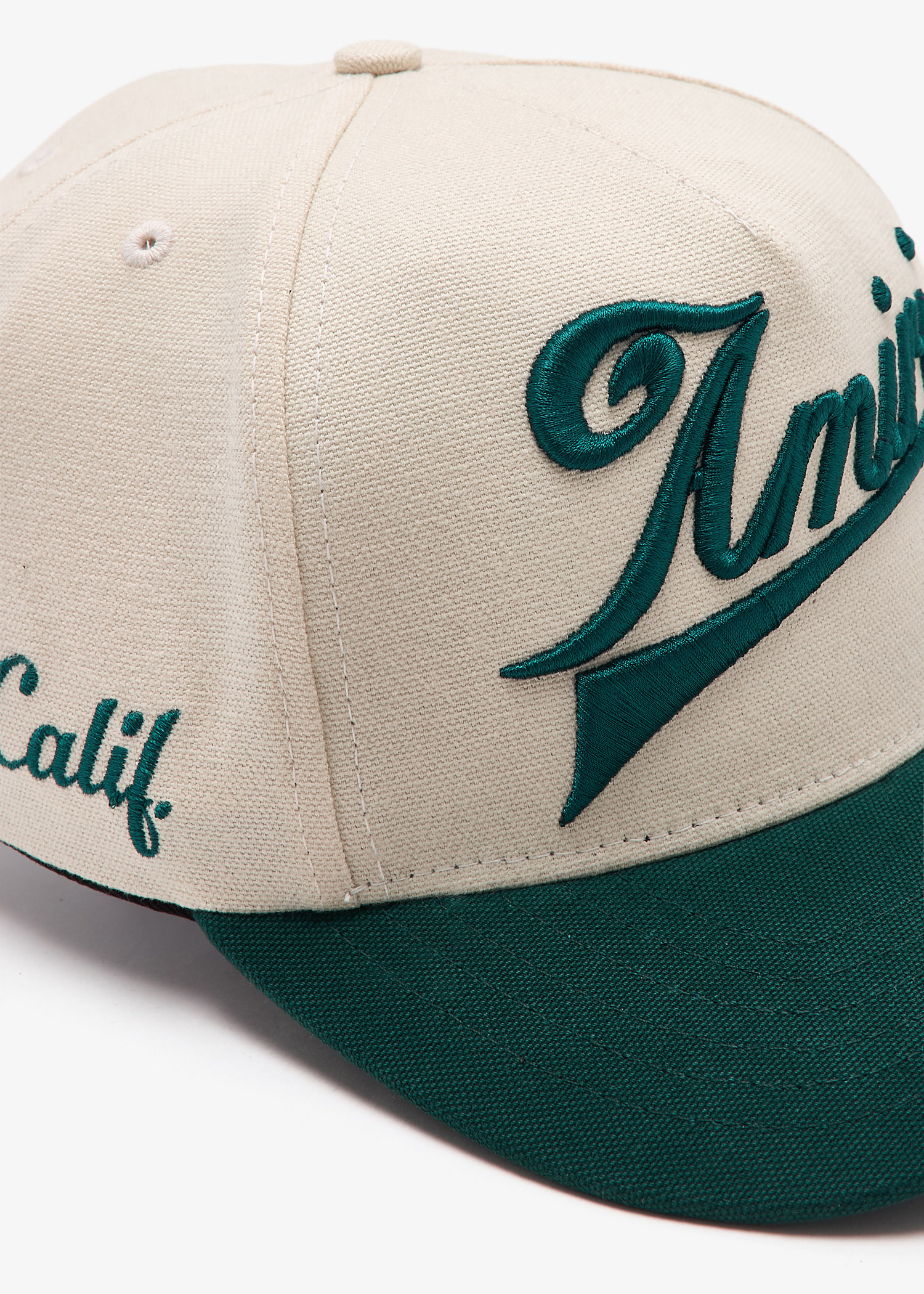 AMIRI two-tone Canvas Cap | Neutrals | FARFETCH