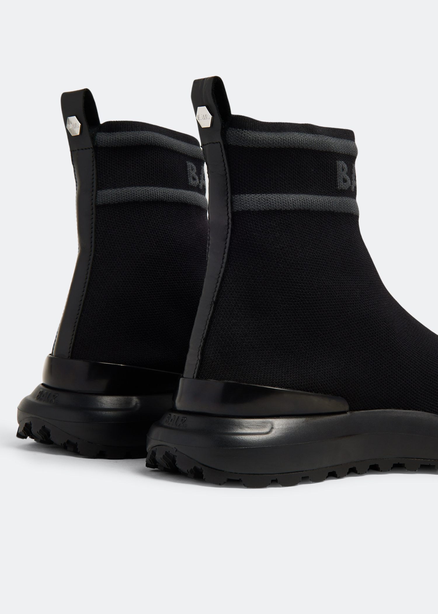 BALR. X6 logo sock sneakers for Men - Black in UAE | Level Shoes