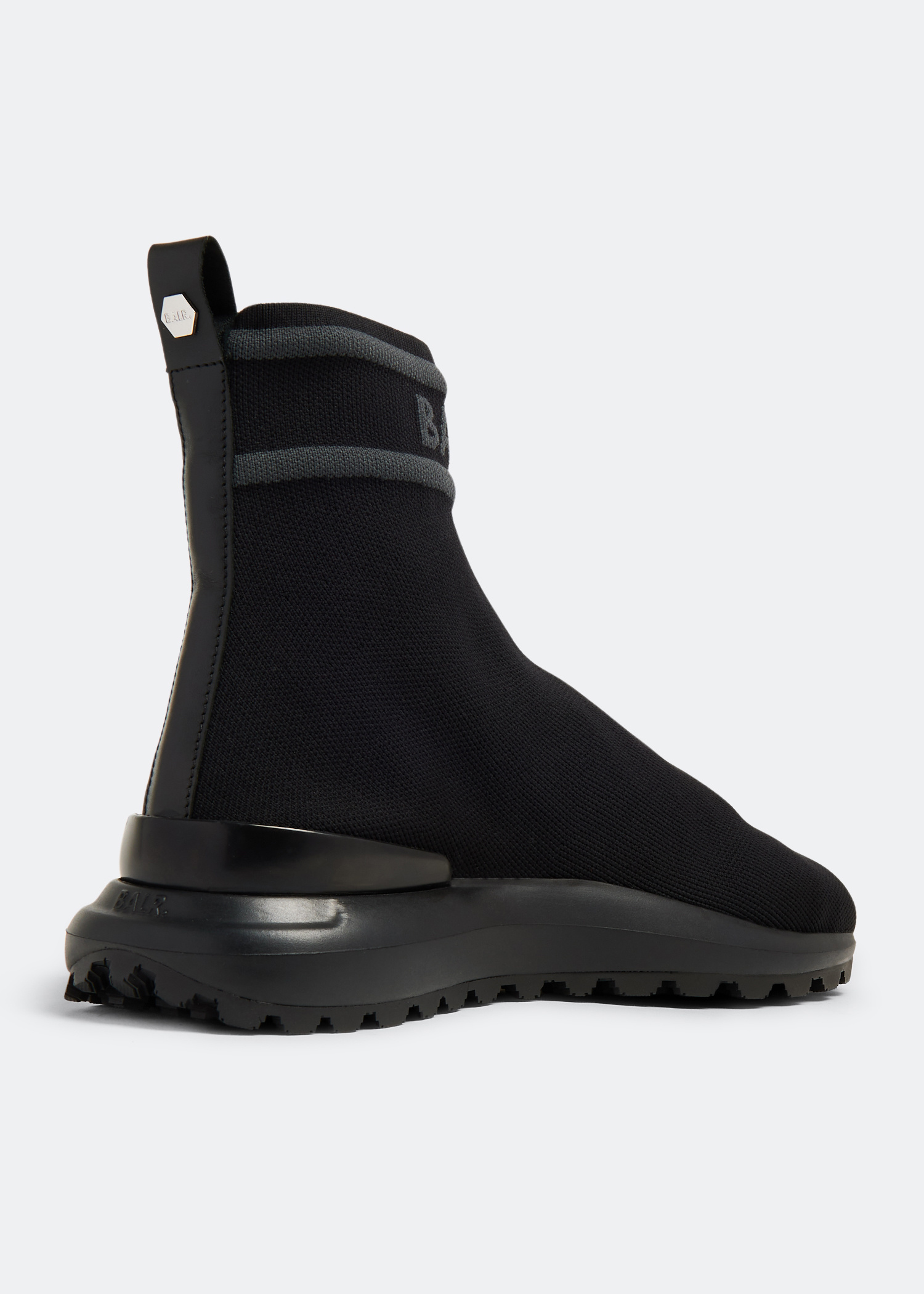 BALR. X6 logo sock sneakers for Men - Black in UAE | Level Shoes