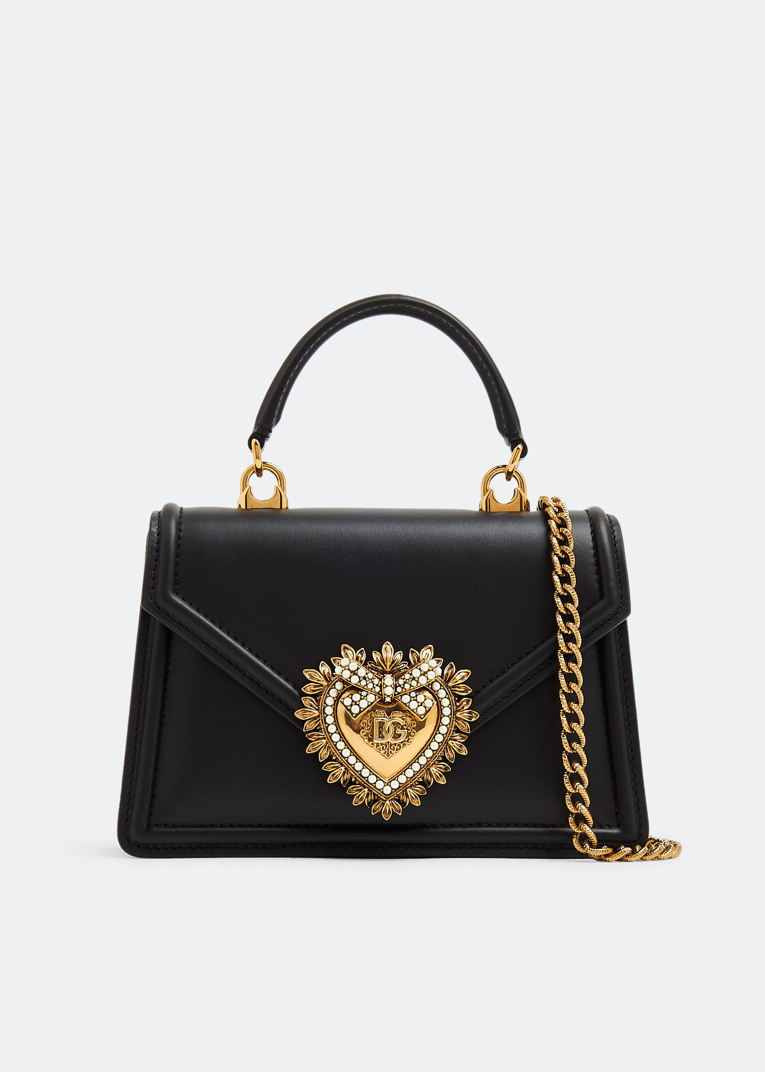 Dolce&Gabbana Small Devotion bag for Women - Black in Qatar