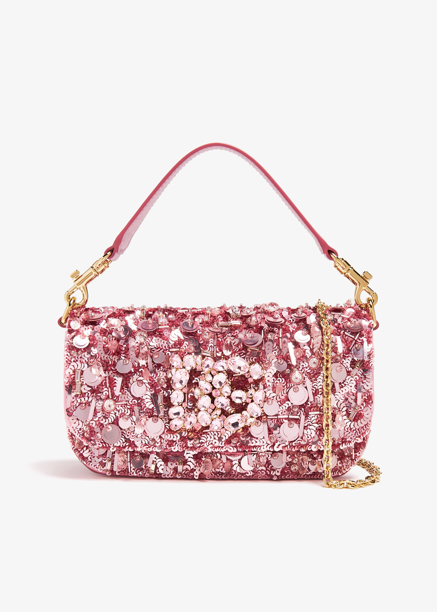 Dolce&Gabbana 3.5 logo bag for Women - Pink in UAE | Level Shoes