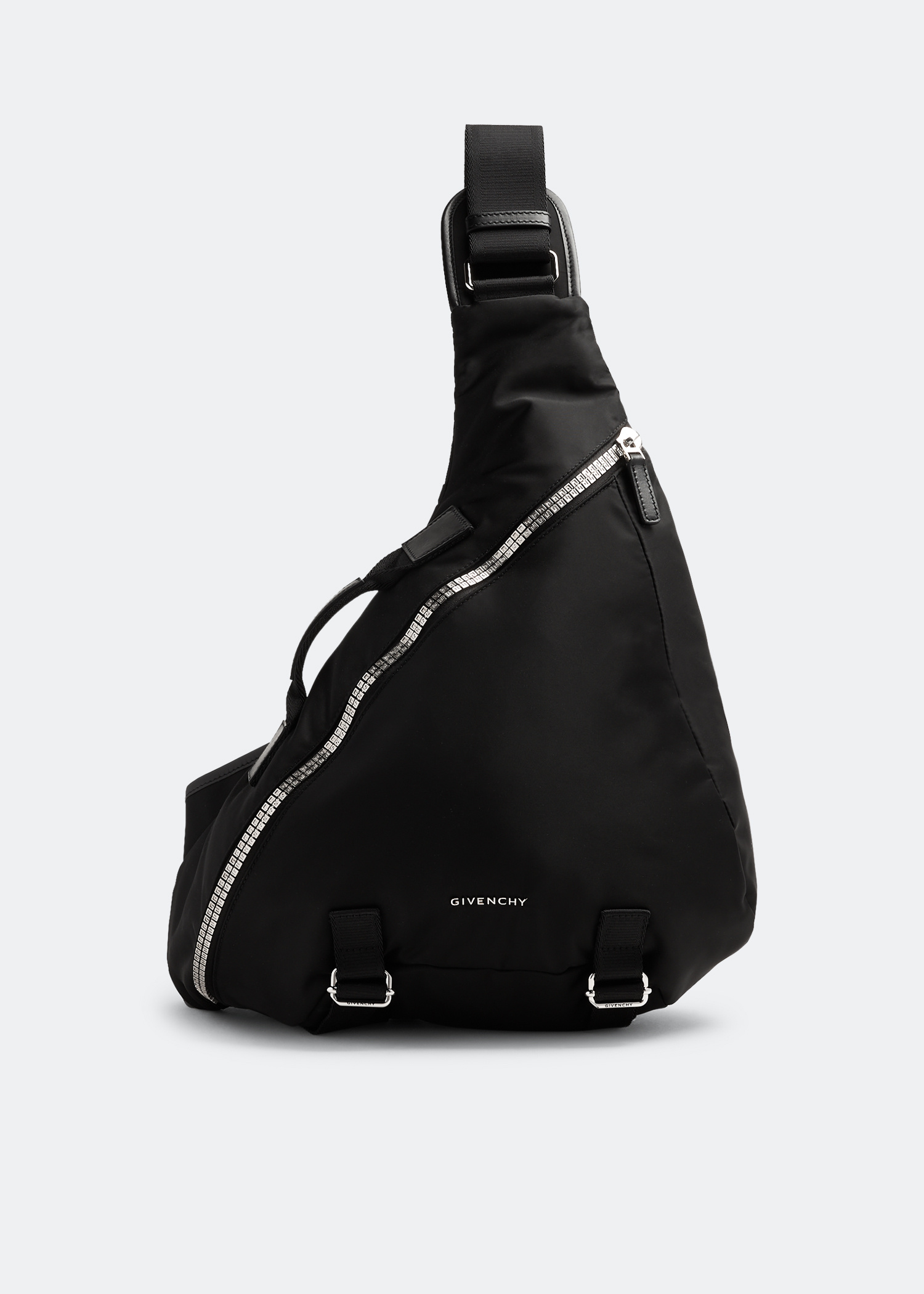 Givenchy中号g-zip 男士三角形包- 黑色阿联酋| level shoes