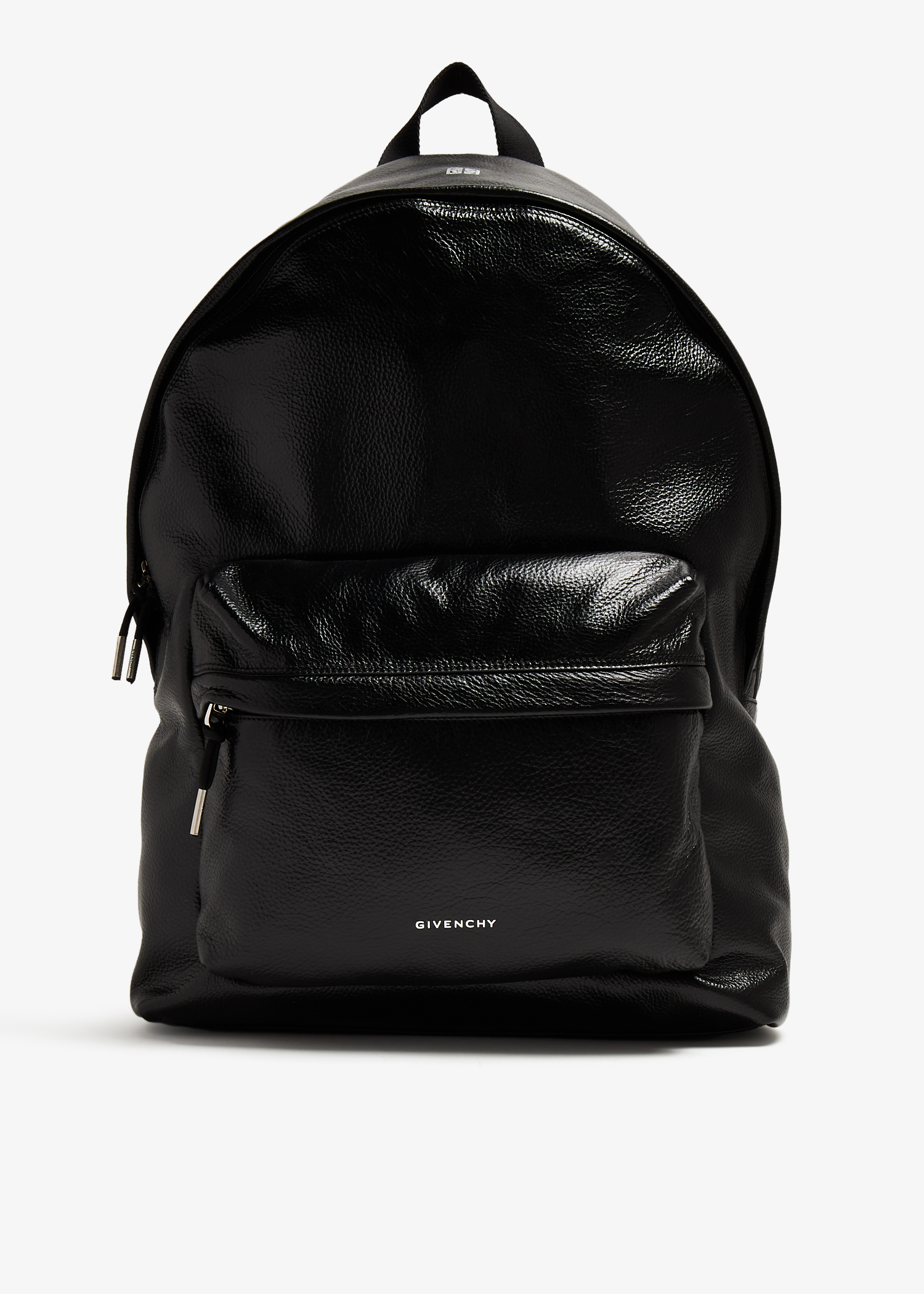 Givenchy Black Obsedia Leather Backpack Pony-style calfskin