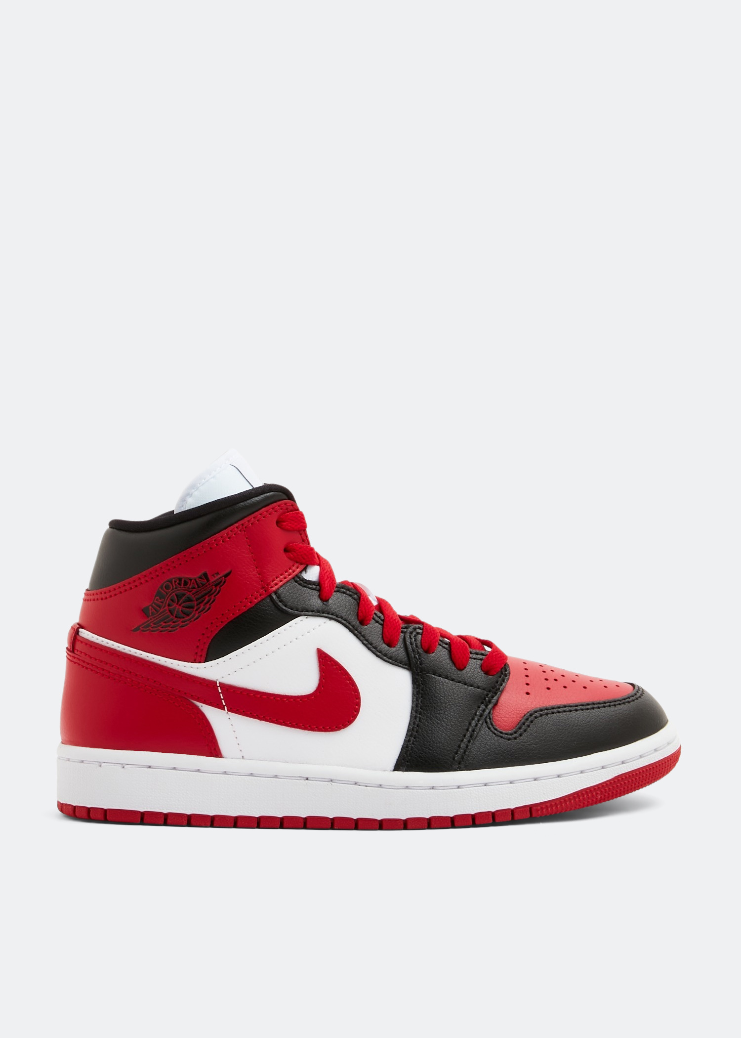 Nike Air Jordan 1 Mid 'Alternate Bred Toe' sneakers for