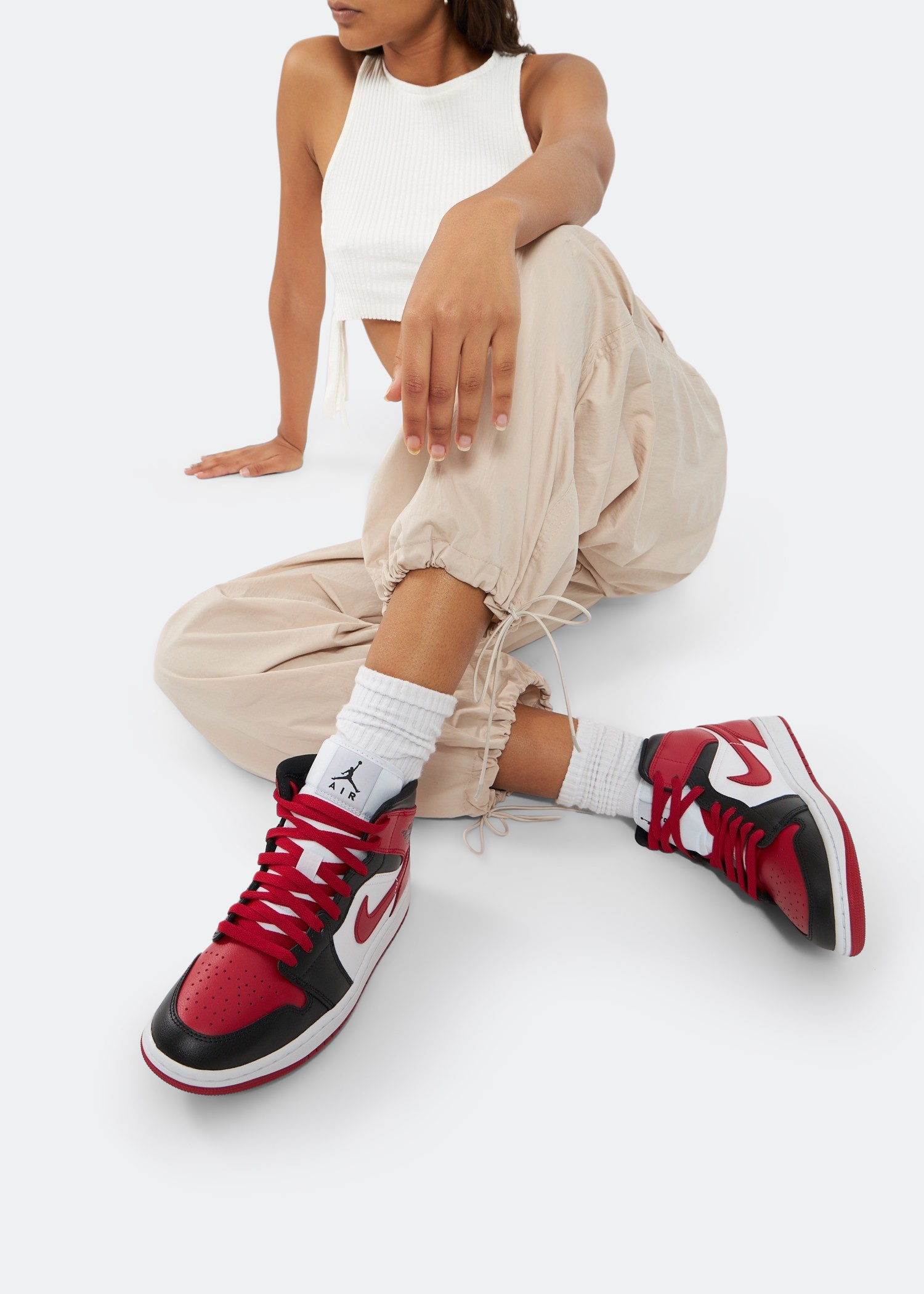 Amazon.com | Jordan Womens Air 1 Mid BQ6472 079 Alternate