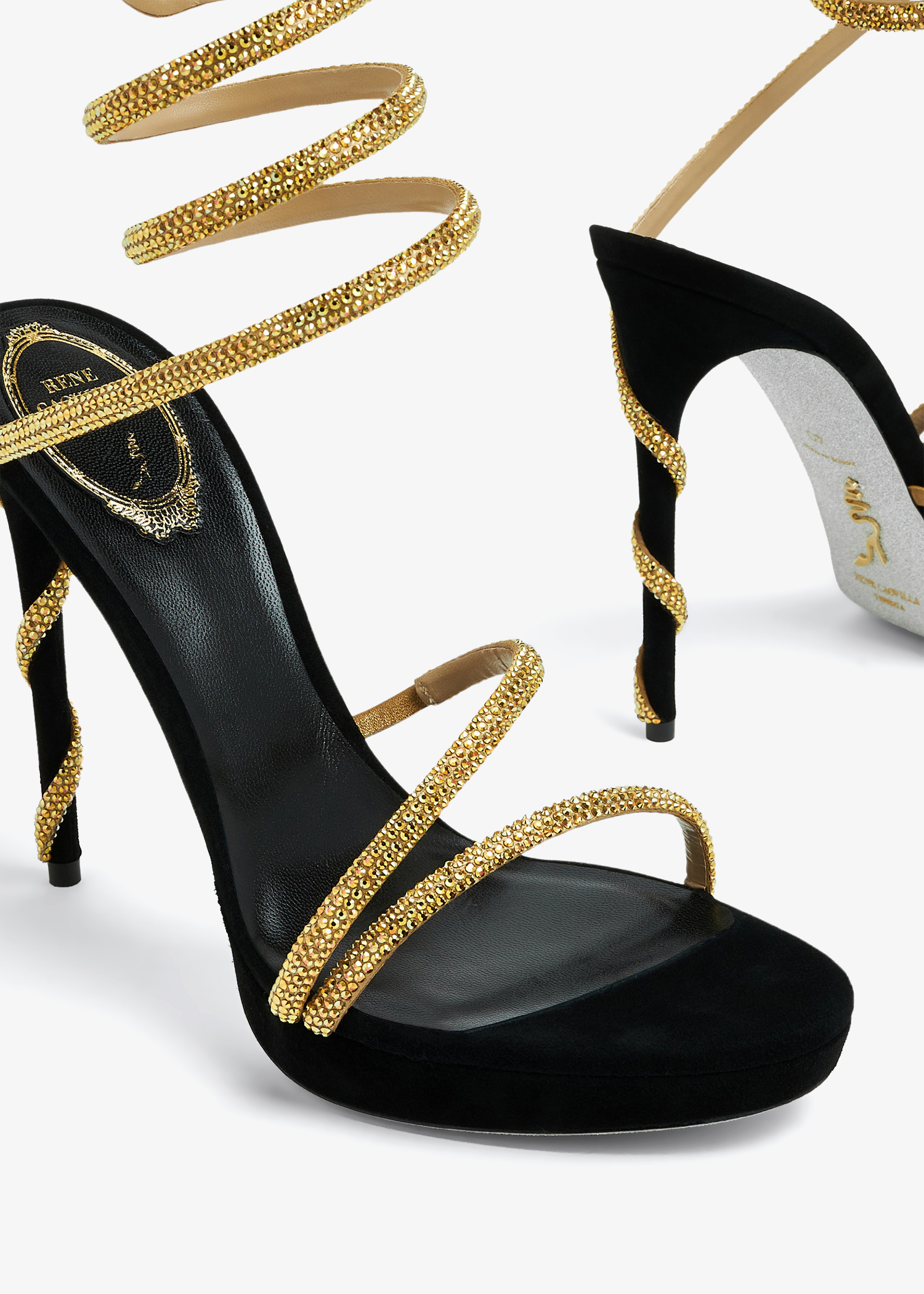 René Caovilla Margot crystal-embellished sandals for Women