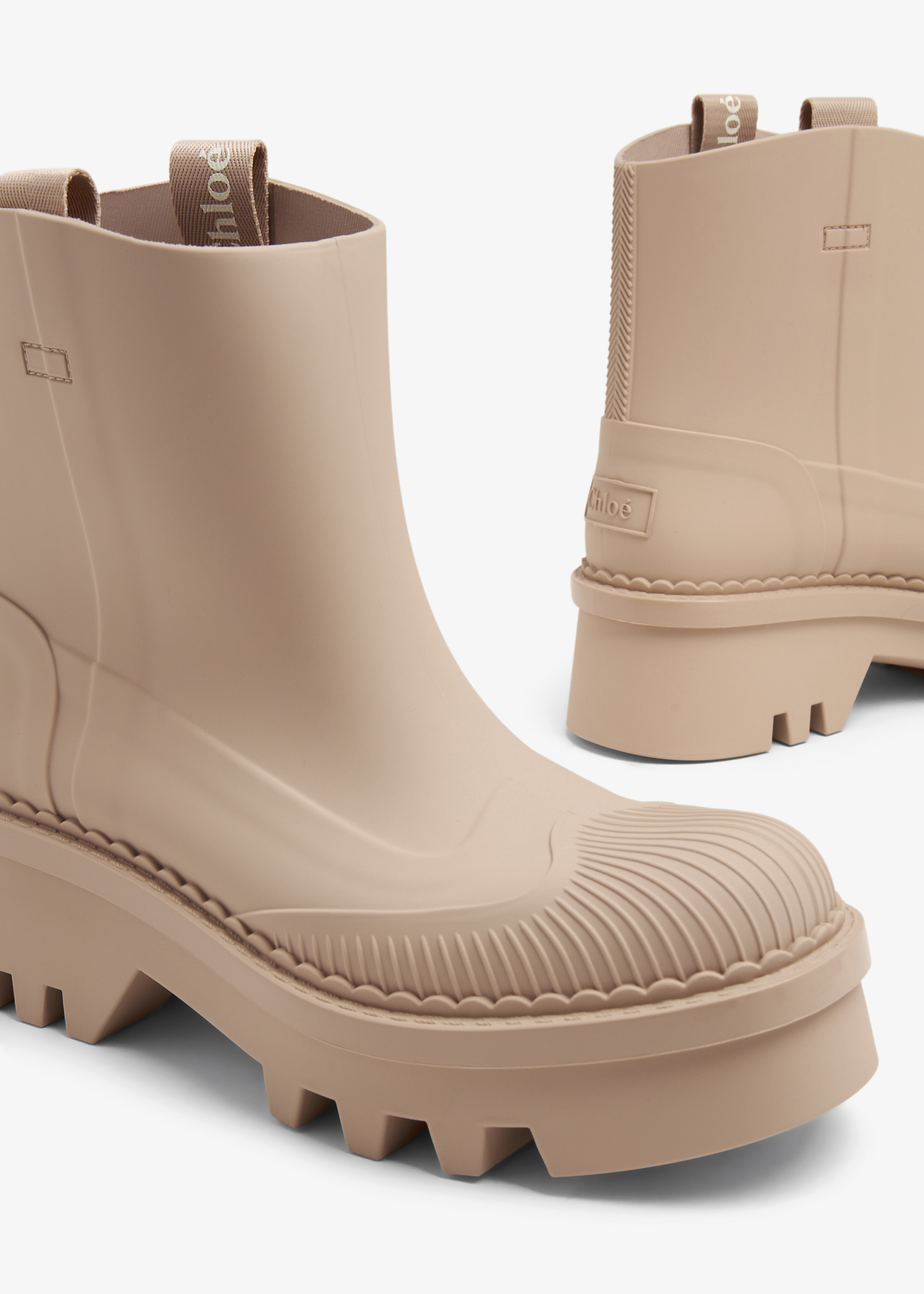 Chloé Raina rain boots for Women - Beige in Oman | Level Shoes