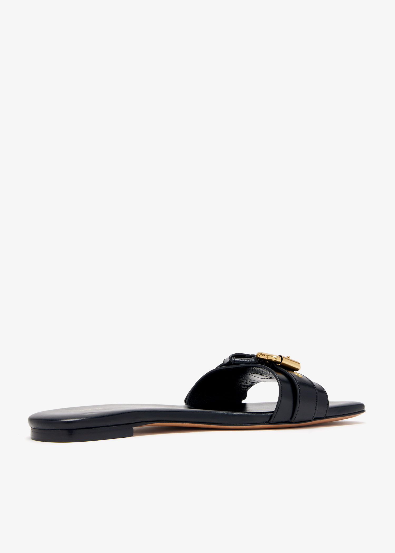 Chloé Mae slide sandals for Women - Black in UAE | Level Shoes