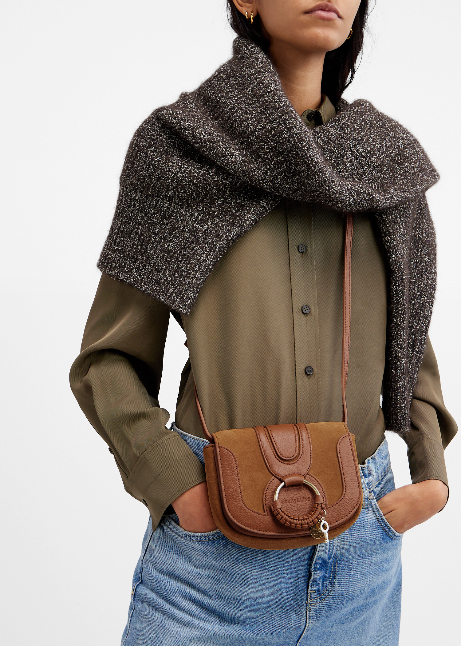 See By Chloé Mini Hana shoulder bag for Women - Brown in