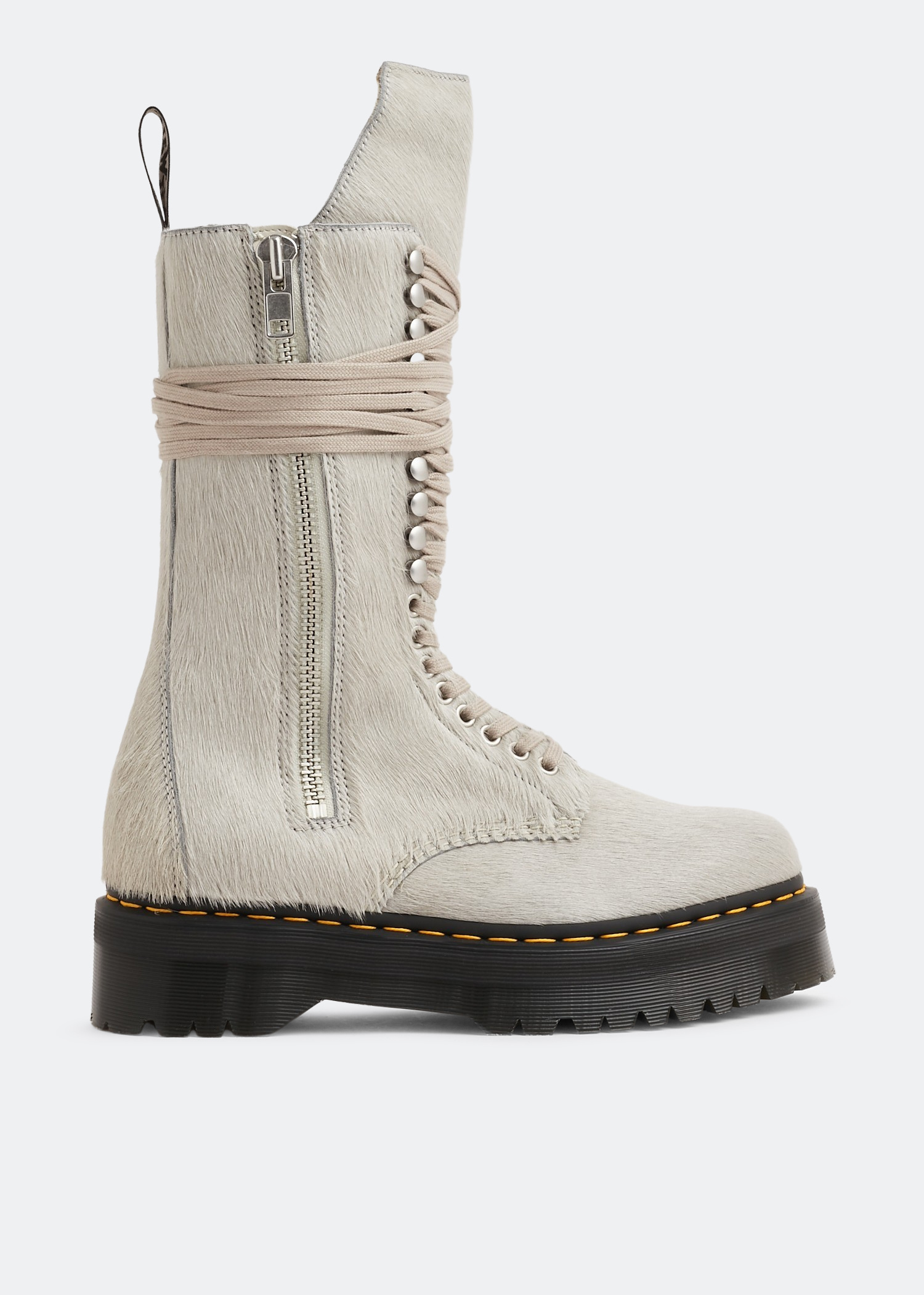 Women 9.5 US Rick Owens X Dr.Martens Quad Pent 1460 USED | eBay