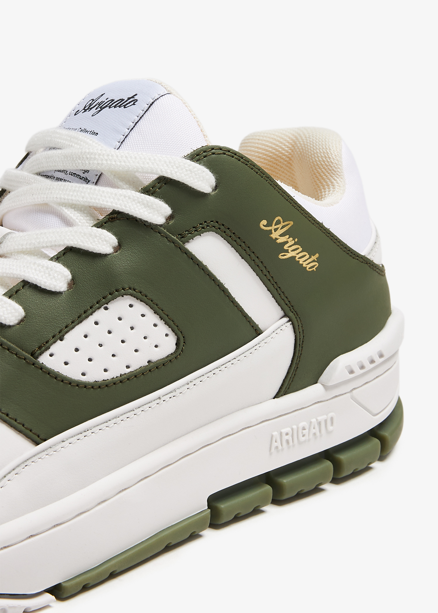 スニーカー AXEL ARIGATO Men Sneakers F2544001 WH DKGREEN White White & Green Dice-A Sneakers by Axel Arigato on Sale