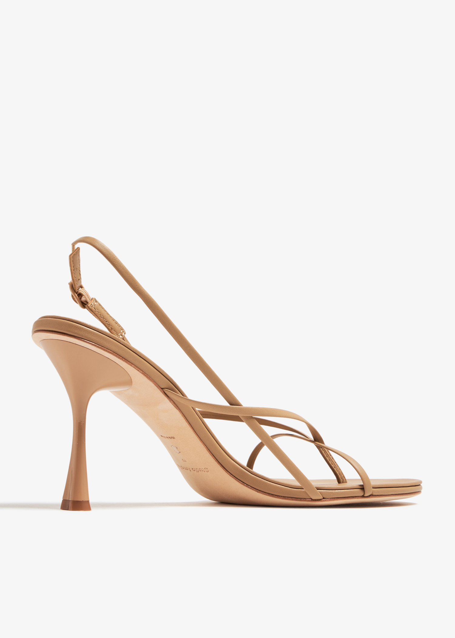 Studio Amelia Wishbone 90 heel sandals for Women - Beige in