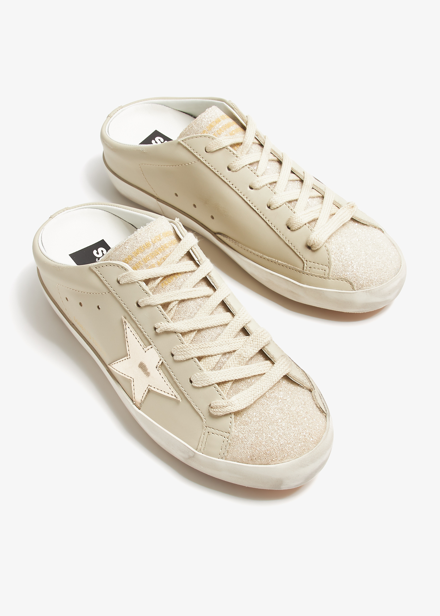 Golden Goose Super-Star LTD sabot sneakers for Women - Beige