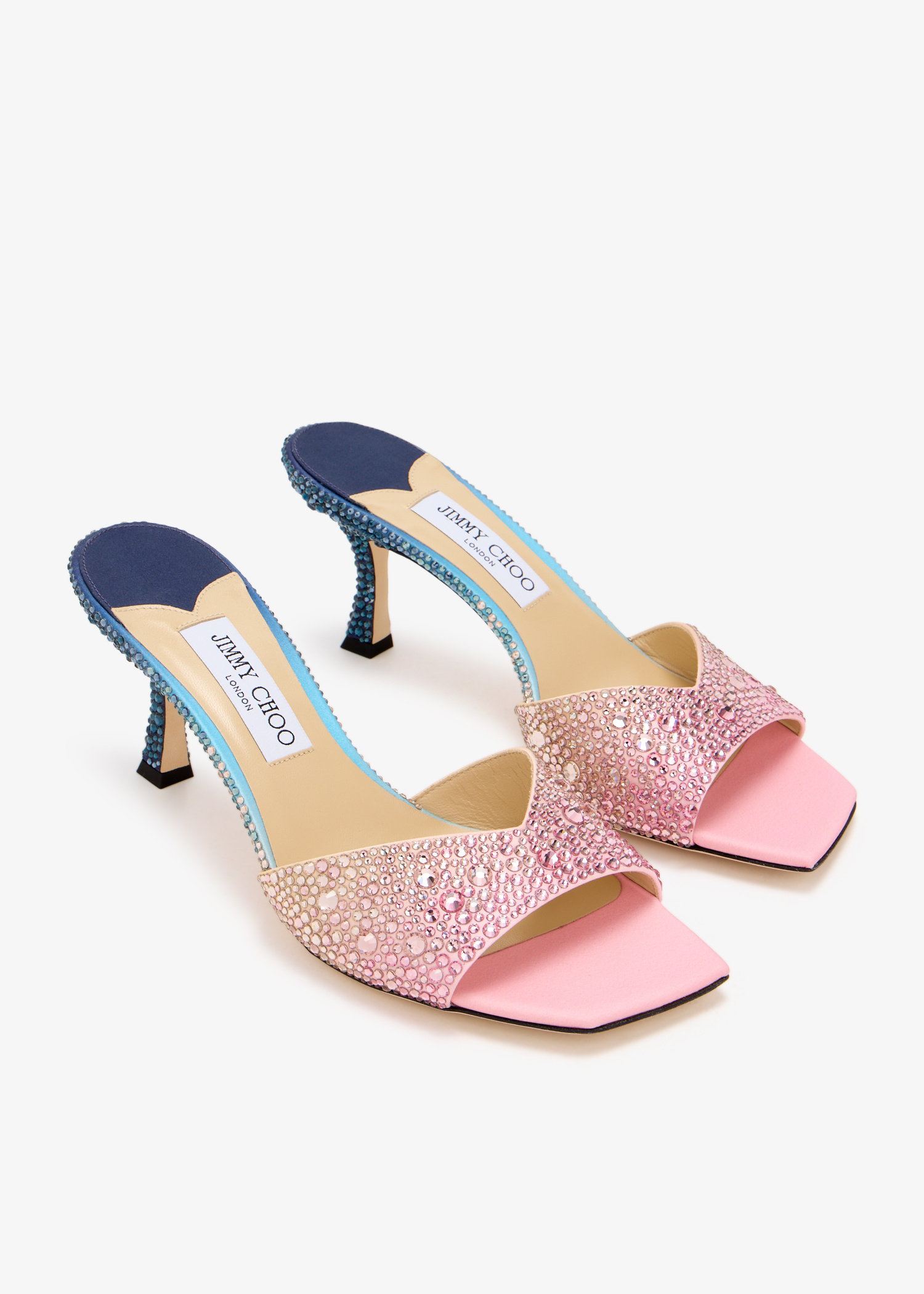 Jimmy Choo Skye 70 mule sandals for Women - Multicolored in