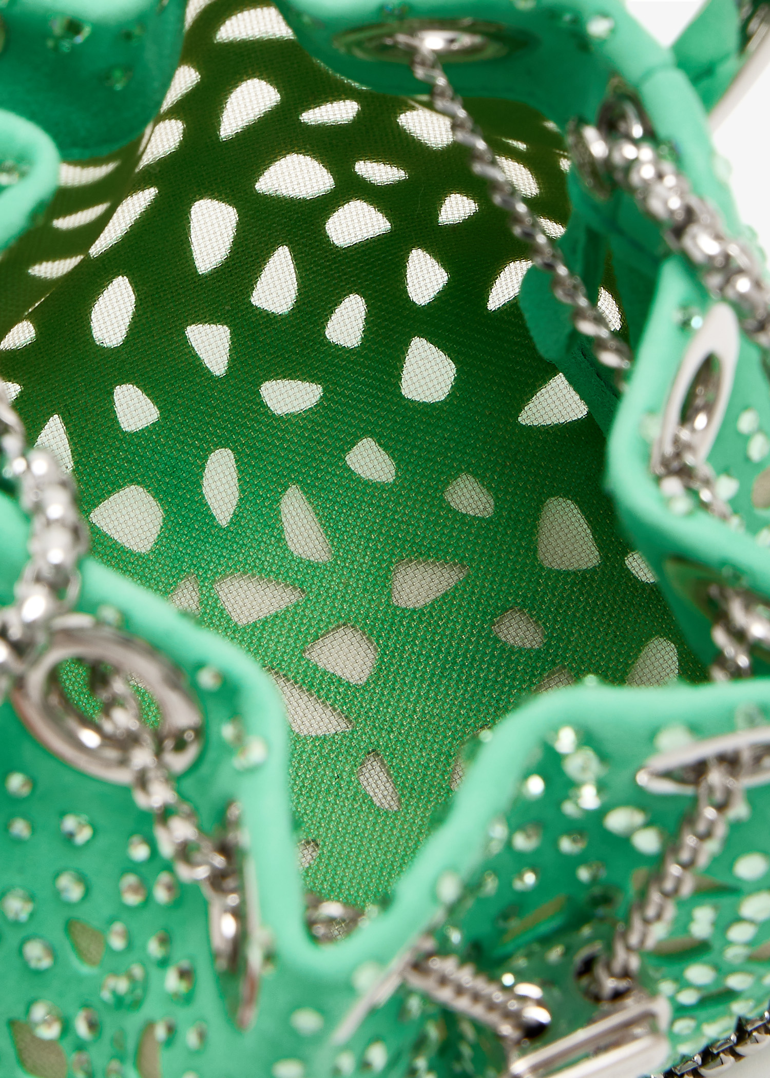 Jimmy Choo Micro Bon Bon bucket bag for Women - Green in UAE