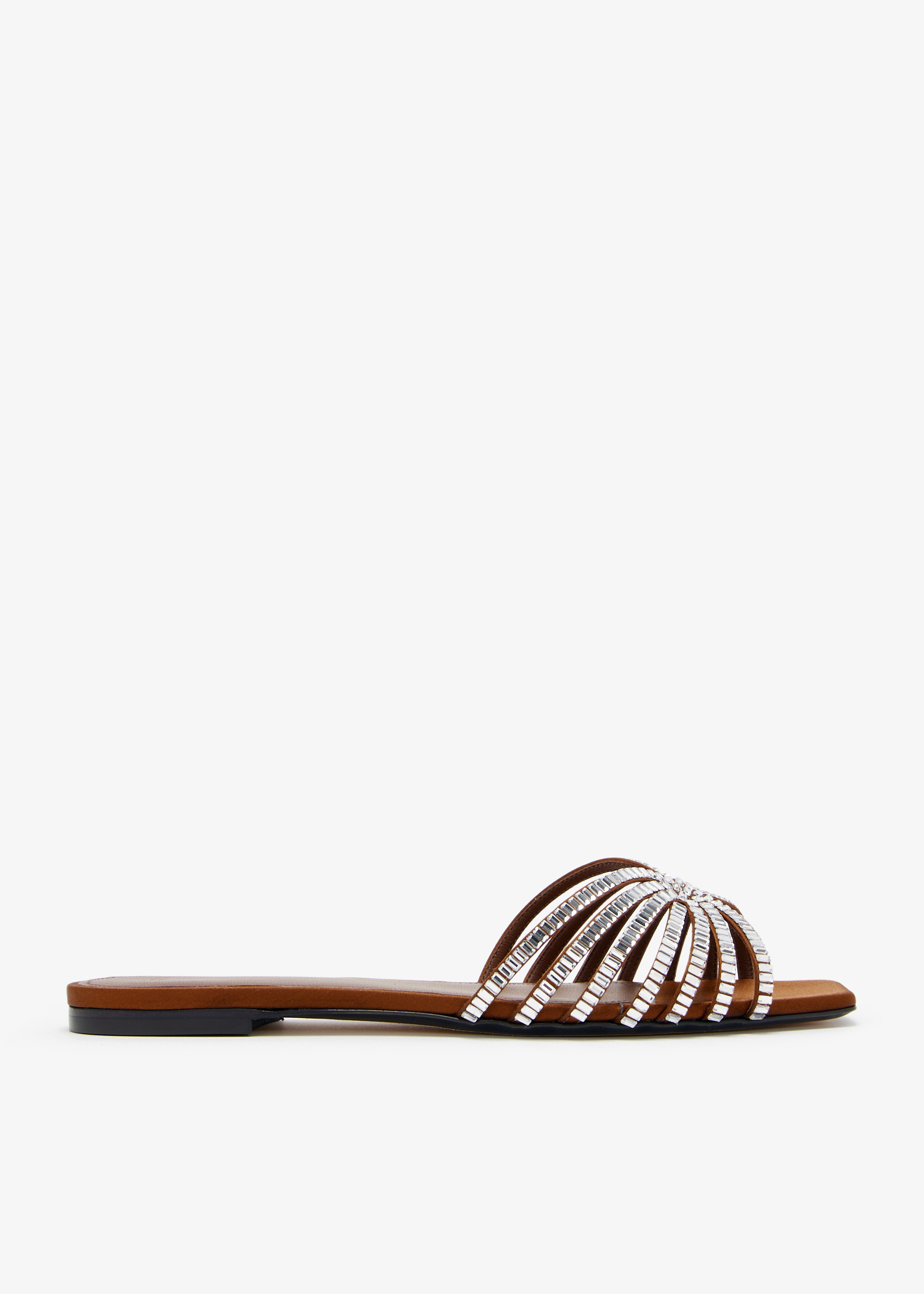 Alevì Milano Sole flat sandals for Women - Brown in UAE