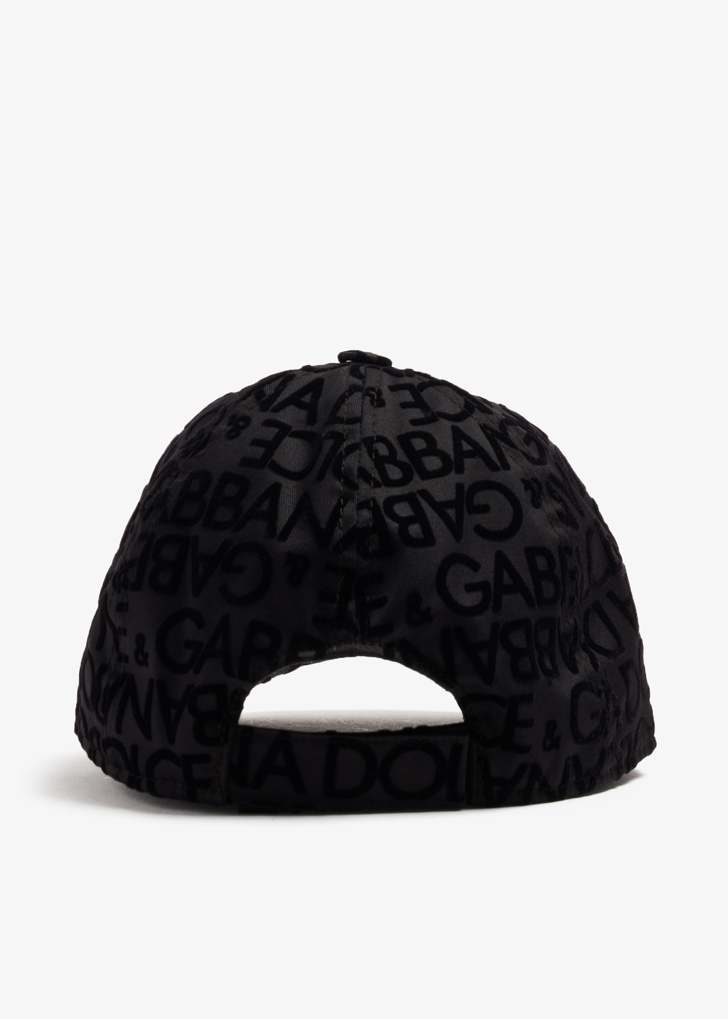 Dolce&Gabbana Logo printed cap for Boy - Black in UAE