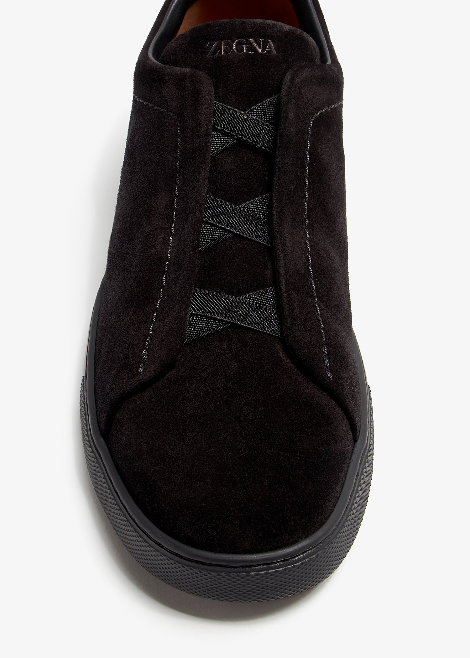 ZEGNA Triple Stitch sneakers for Men - Black in Qatar