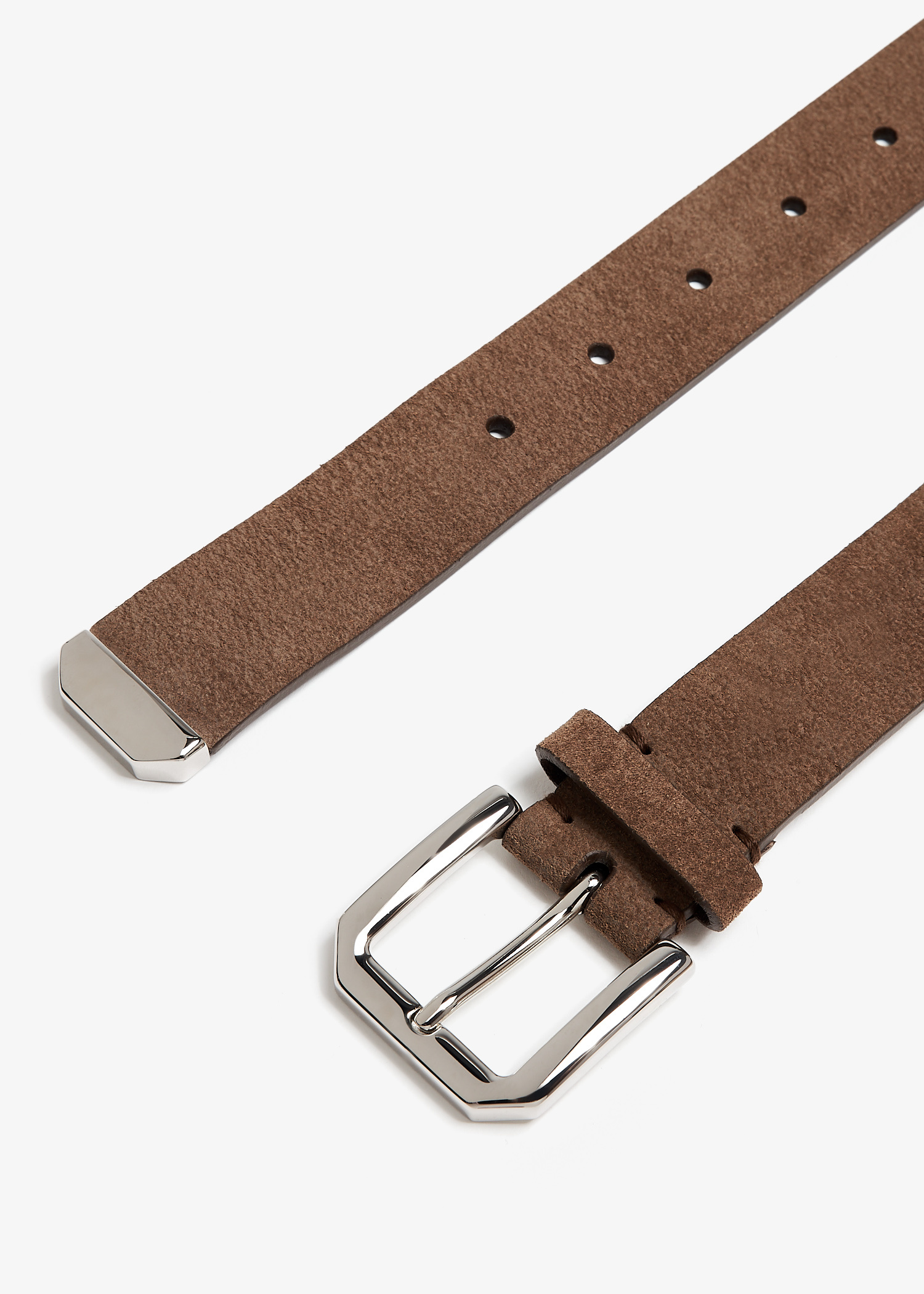 Brunello Cucinelli Suede belt for Men - Brown in UAE | Level