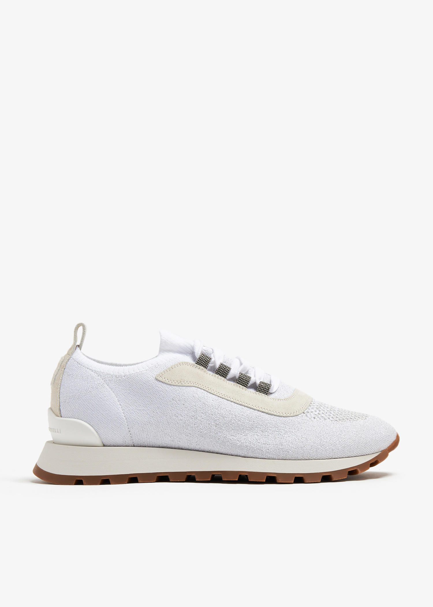 Brunello Cucinelli Sparkling cotton knit sneakers for Women