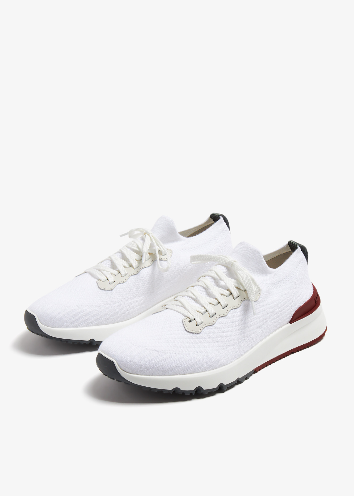 Brunello Cucinelli Knit sneakers for Men - White in Qatar