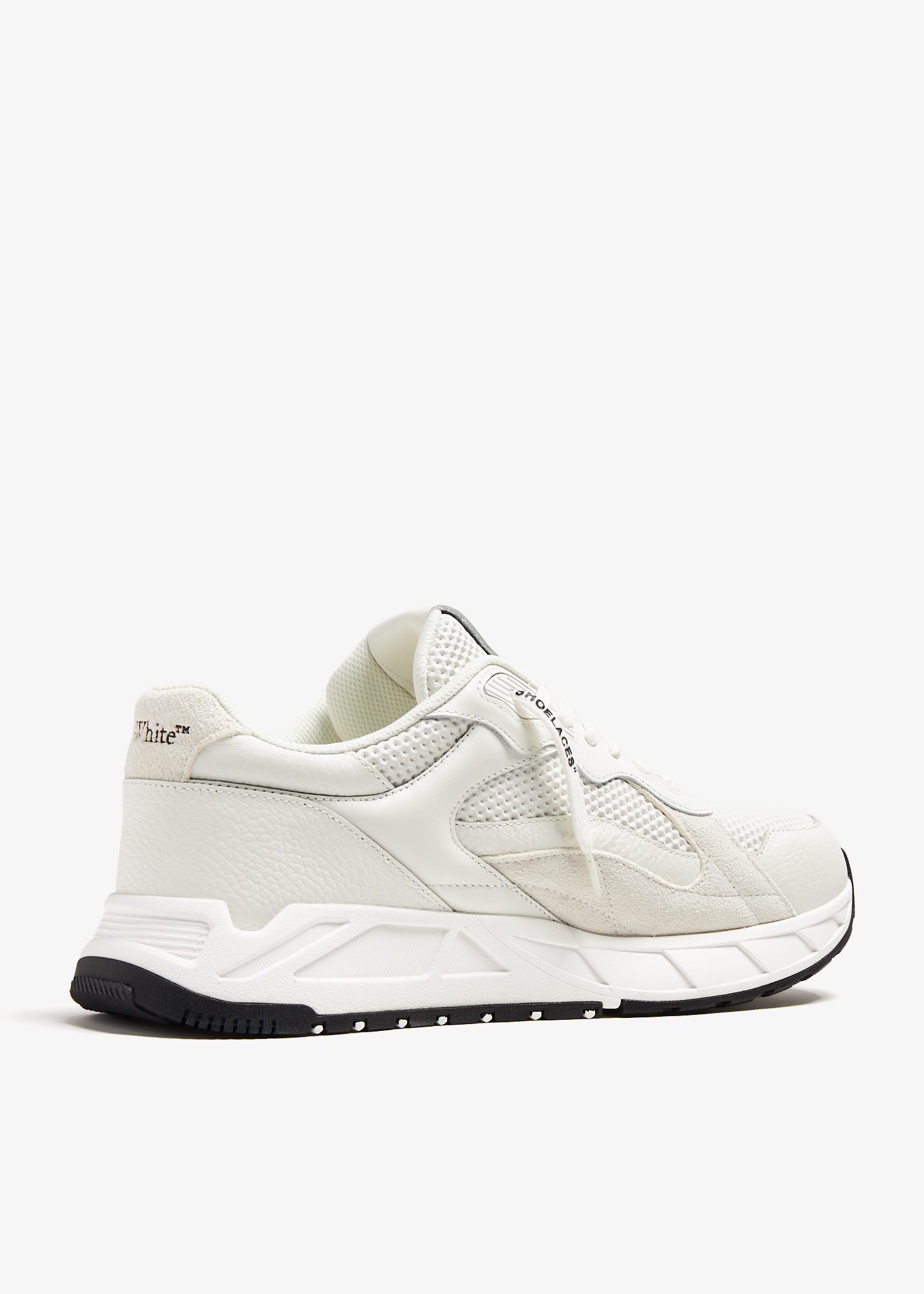 スニーカー Off-White OMIA289C99LEA001 KICK OFF Sneakers Off-White - Baskets Kick Off en cuir blanc avec logo