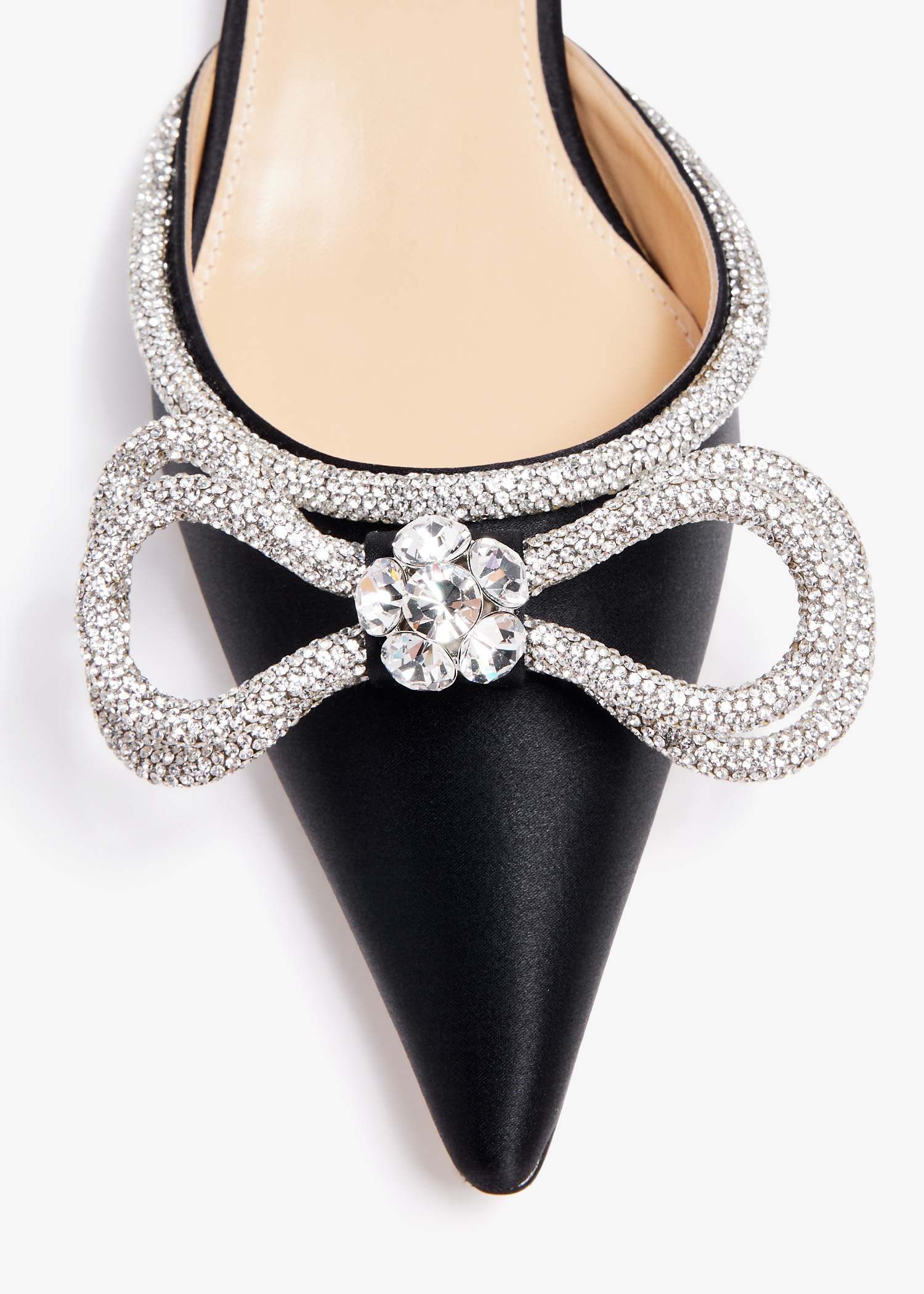 MACH & MACH Double Bow ballet flats for Women - Black in
