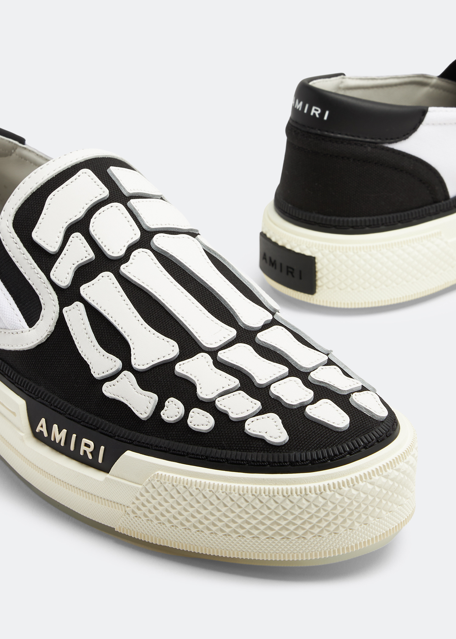 AMIRI Skel Top slip-on sneakers for Men - Black in Qatar
