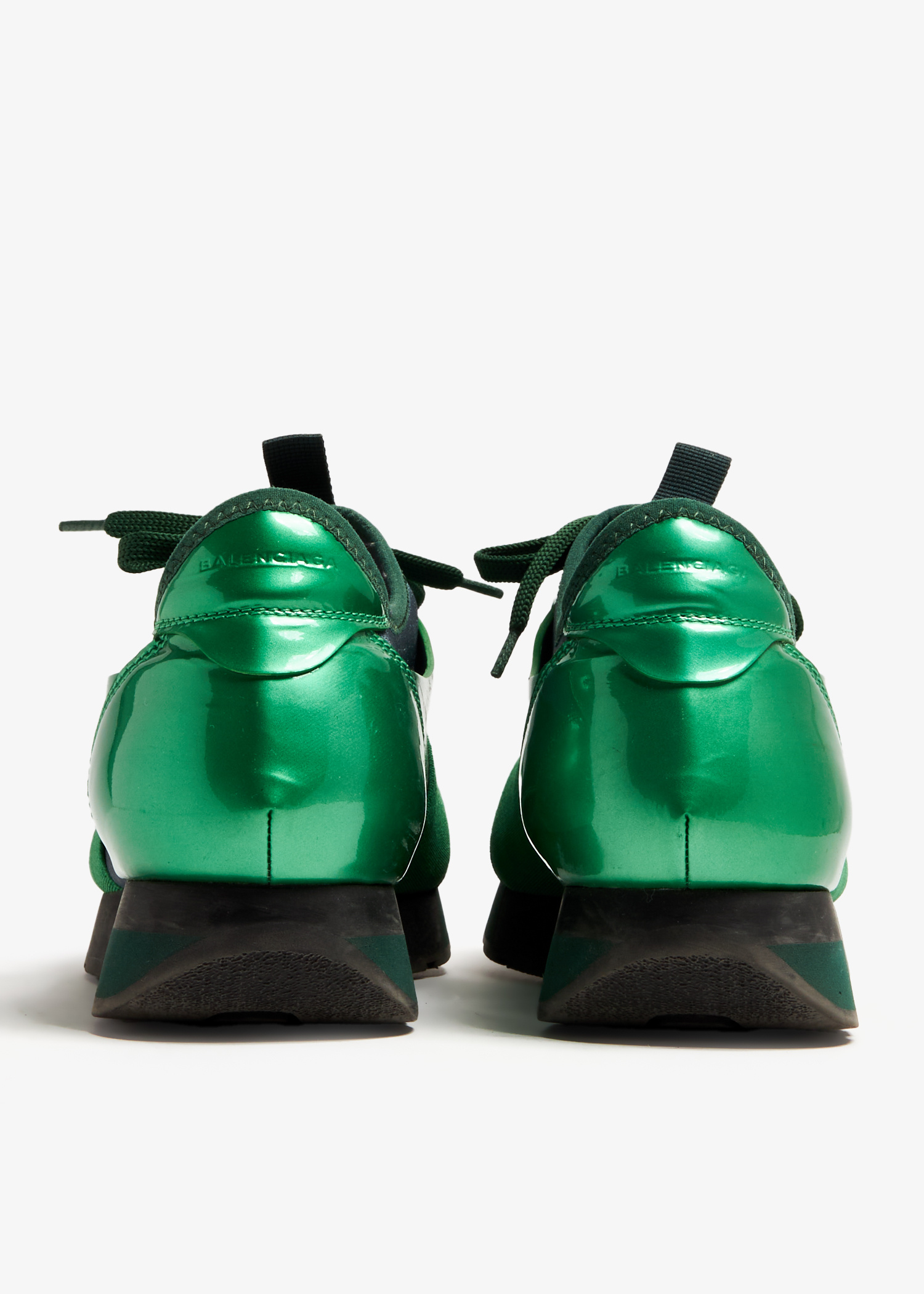 Balenciaga Pre-Loved Race runner sneakers for Women - Green