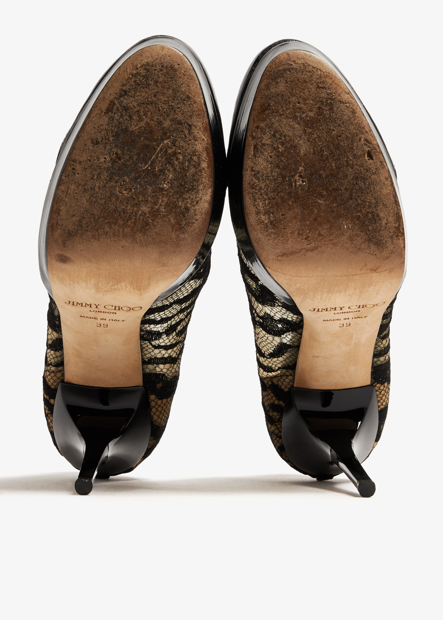 Jimmy Choo Pre-Loved Bizmo round-toe pumps for Women - Black