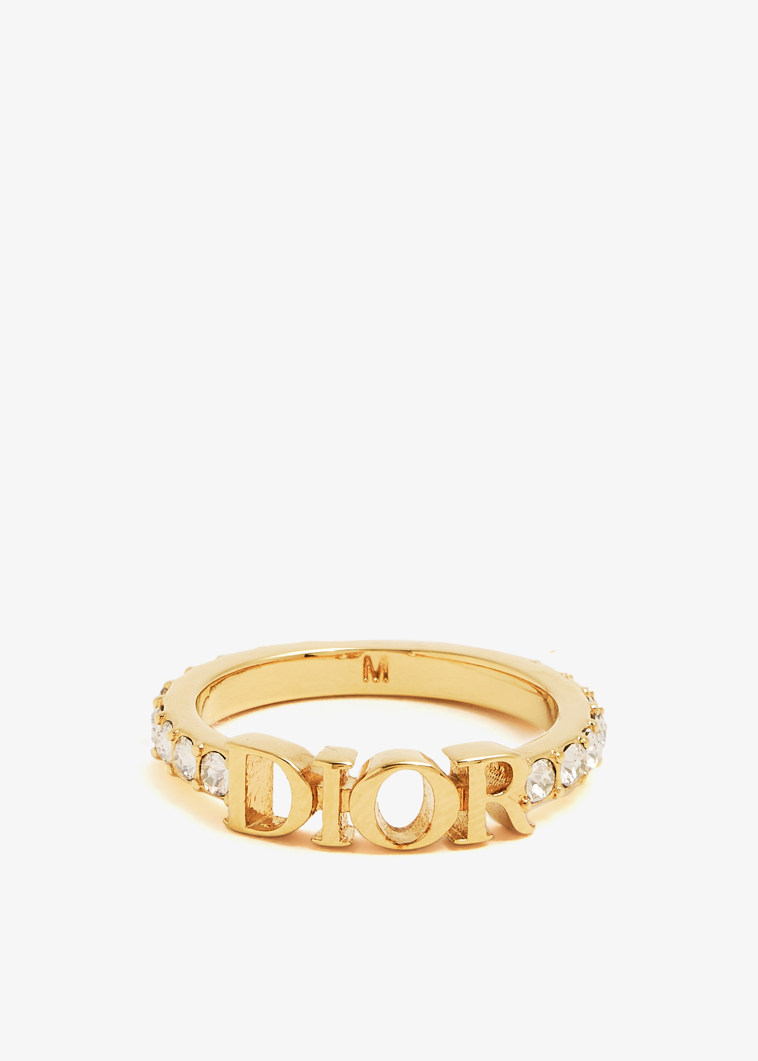 Dior Pre-Loved Dio(r)evolution crystal-embellished ring for
